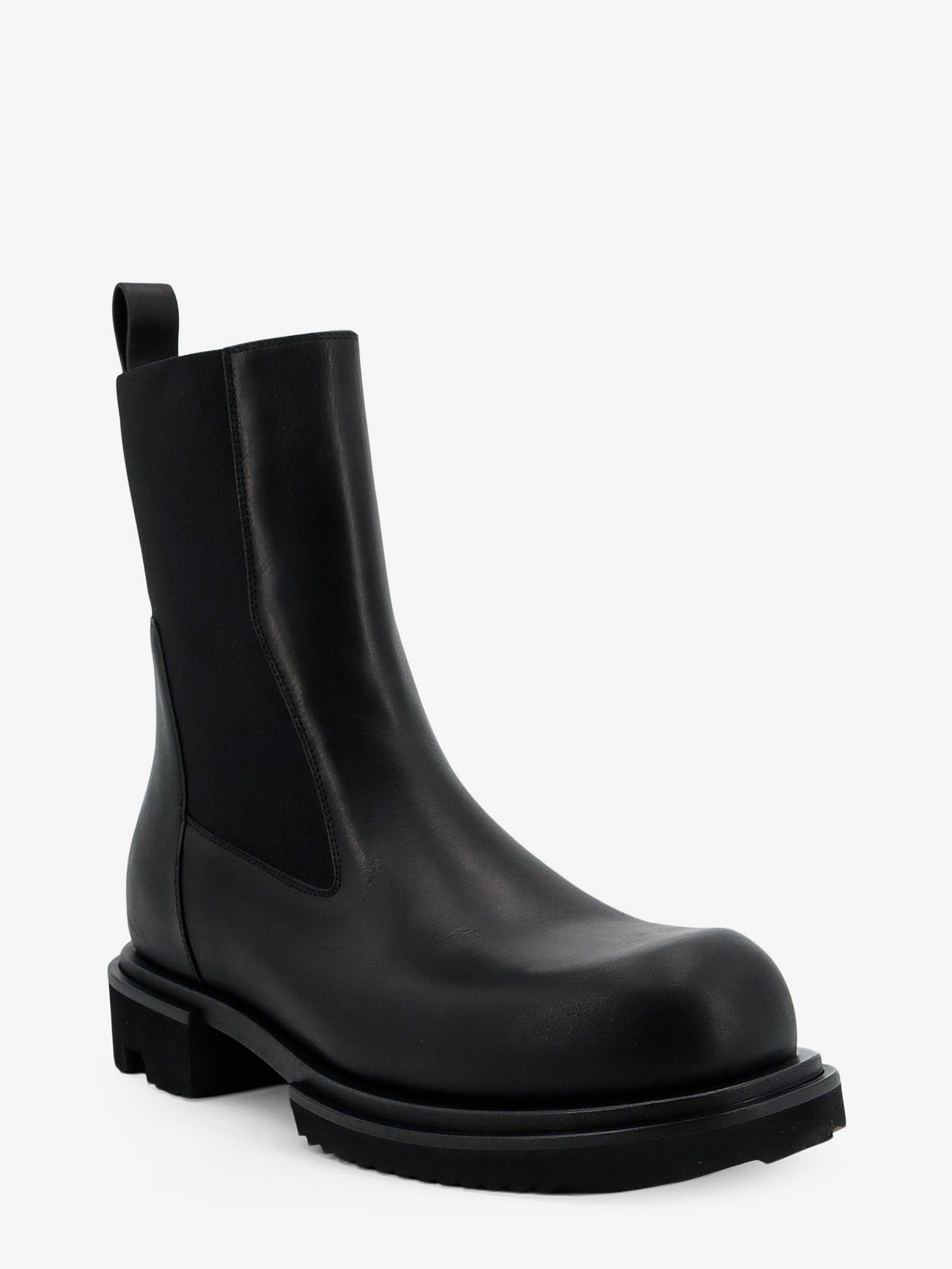 Rick Owens Men Gabe Leather Beatle Boots