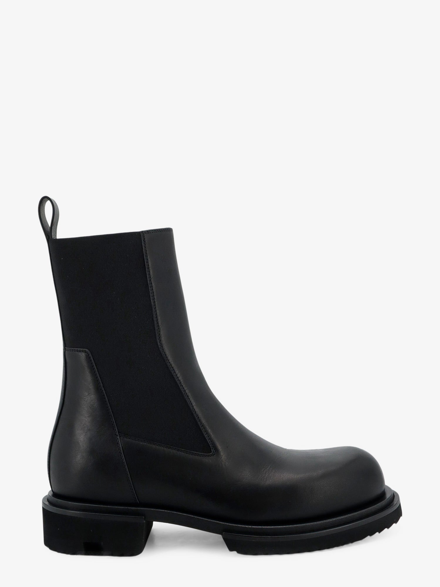 Rick Owens Men Gabe Leather Beatle Boots RICK OWENS