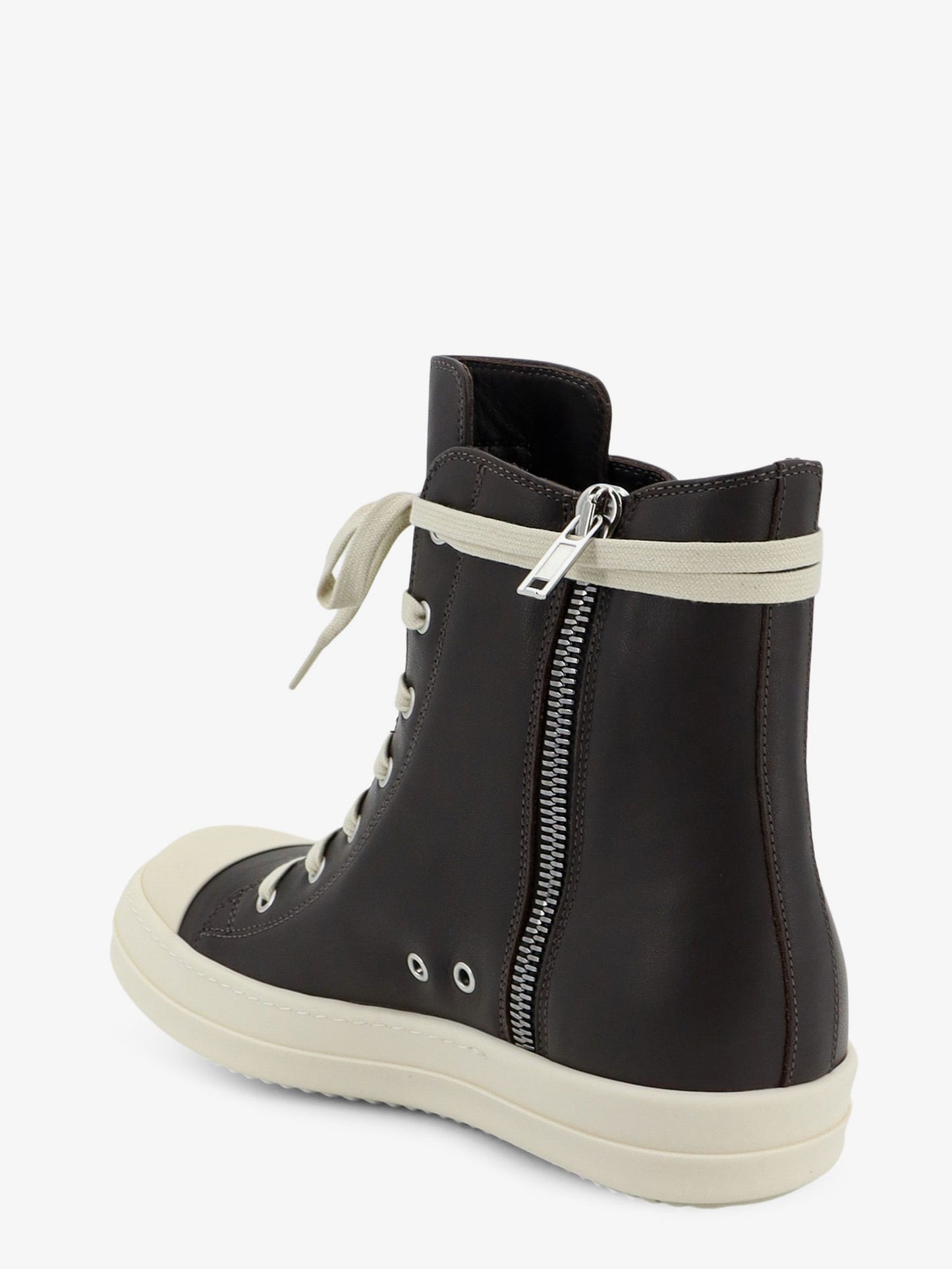 Rick Owens Men Leather Sneakers