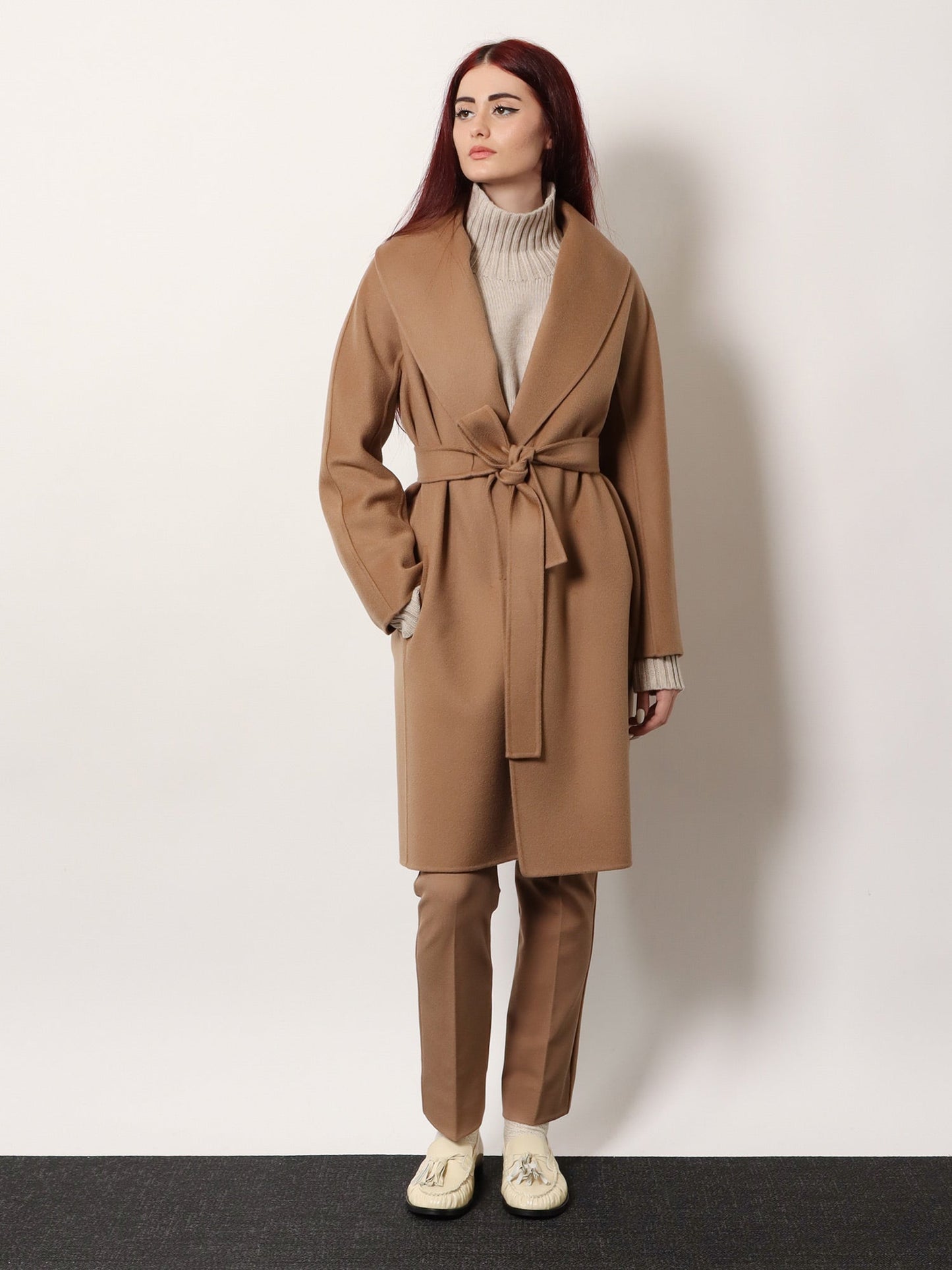 'S Max Mara Women Messi Virgin Wool Coat