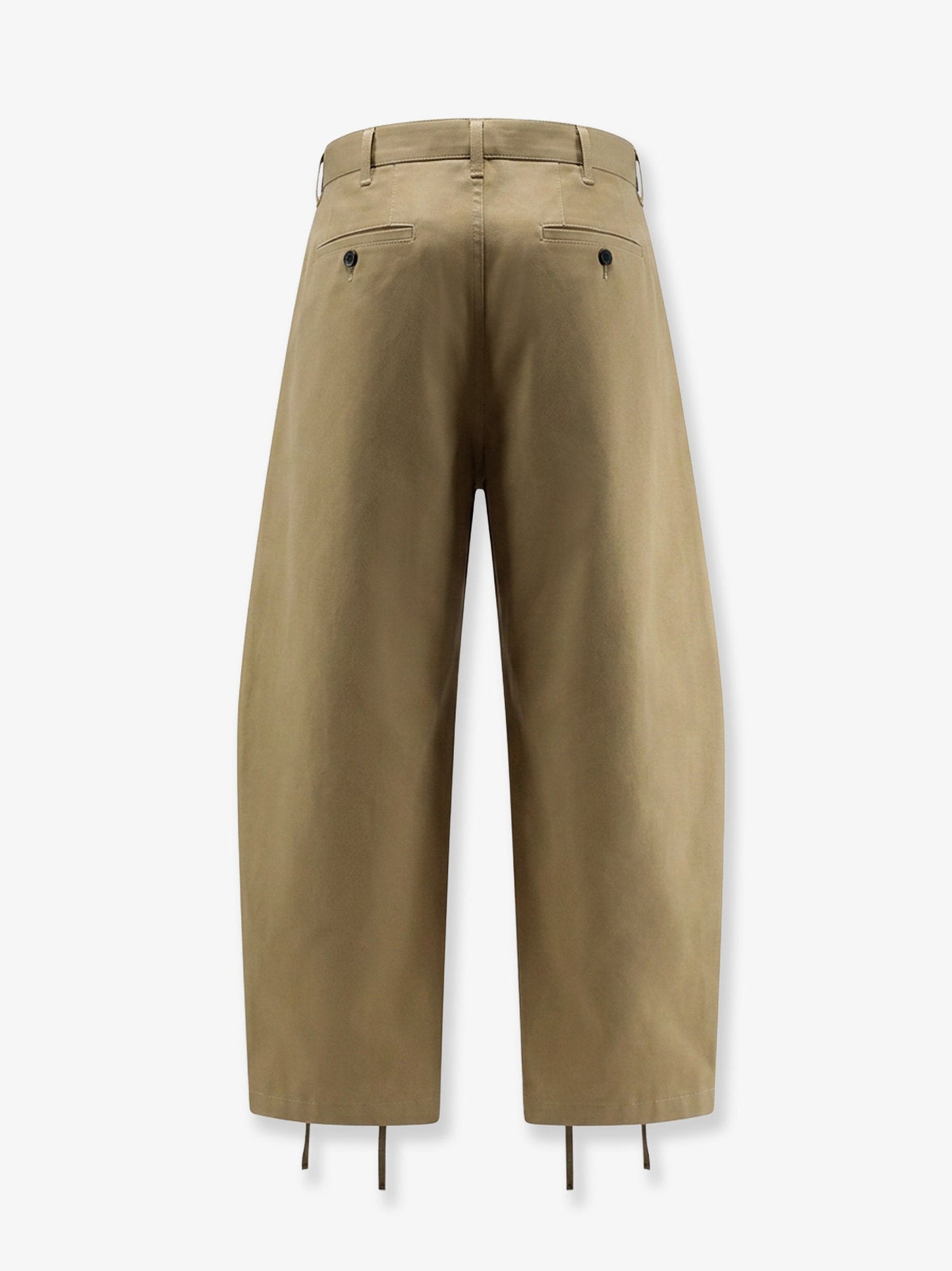 Sacai Men Cotton Trousers With Belt SACAI