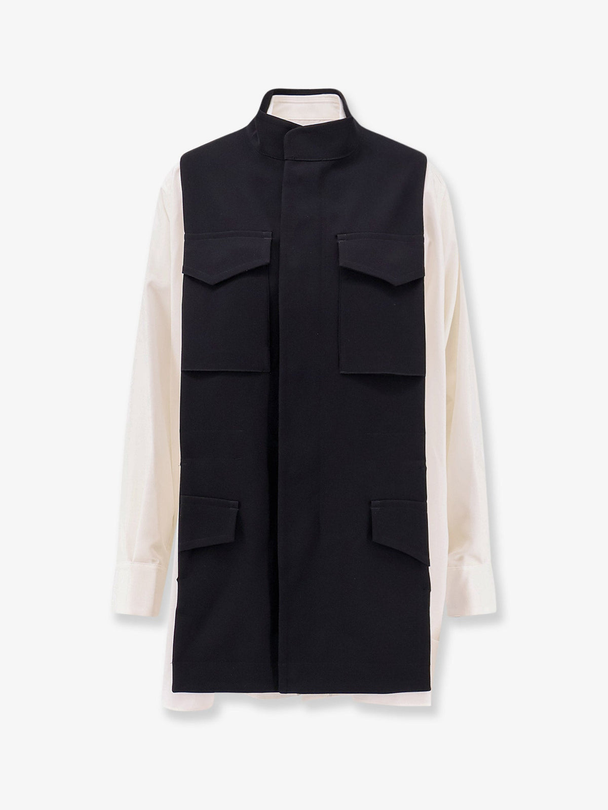 Sacai Women Bicolor Shirt With Pockets SACAI