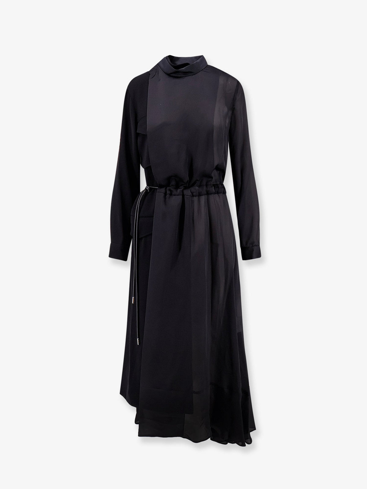 Sacai Women Dress With Satin Inserts SACAI
