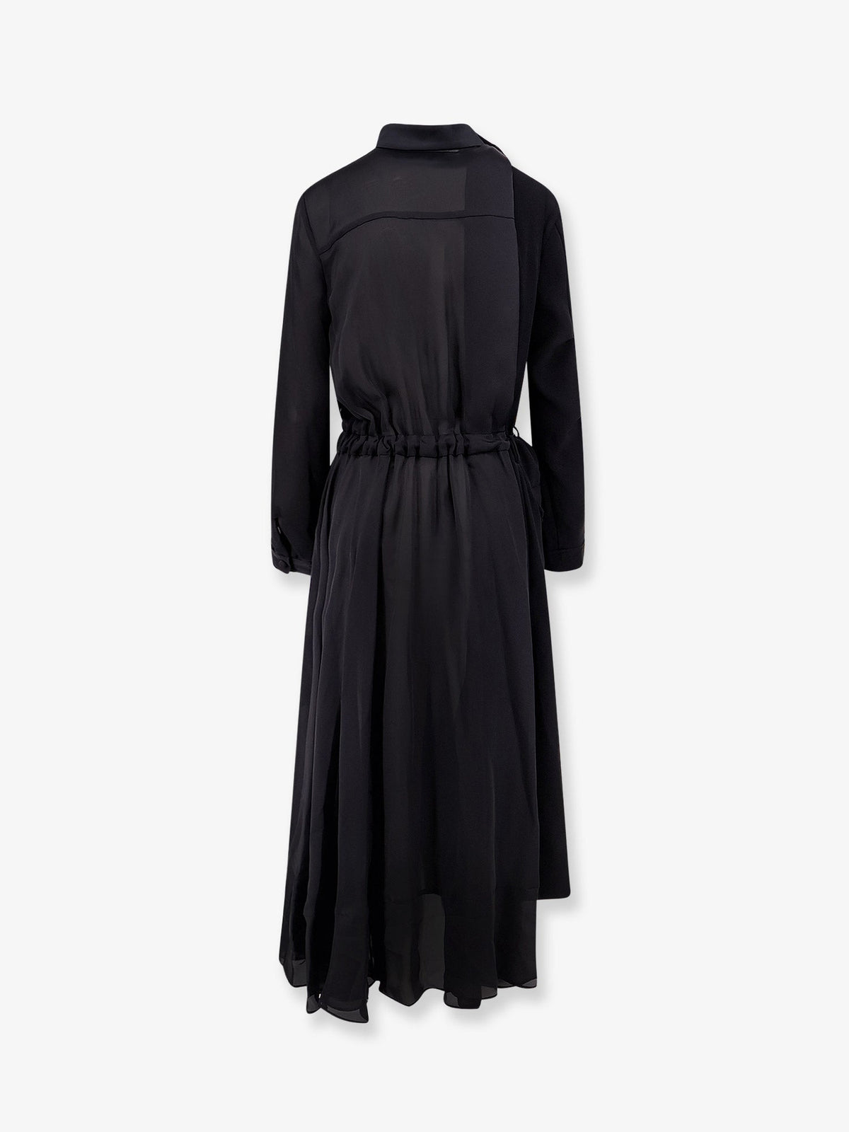 Sacai Women Dress With Satin Inserts SACAI