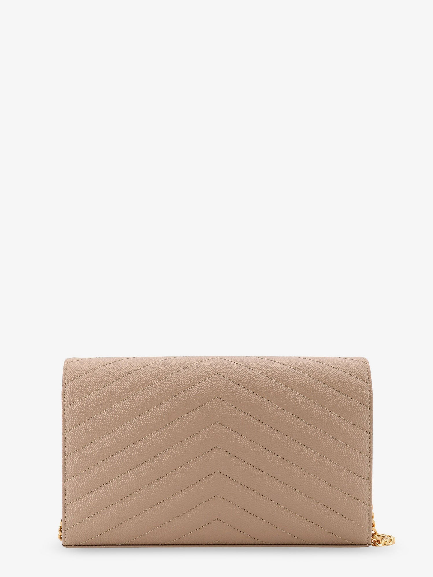 Saint Laurent Women Leather Crossbody Bag With Metal Cassandre Logo SAINT LAURENT