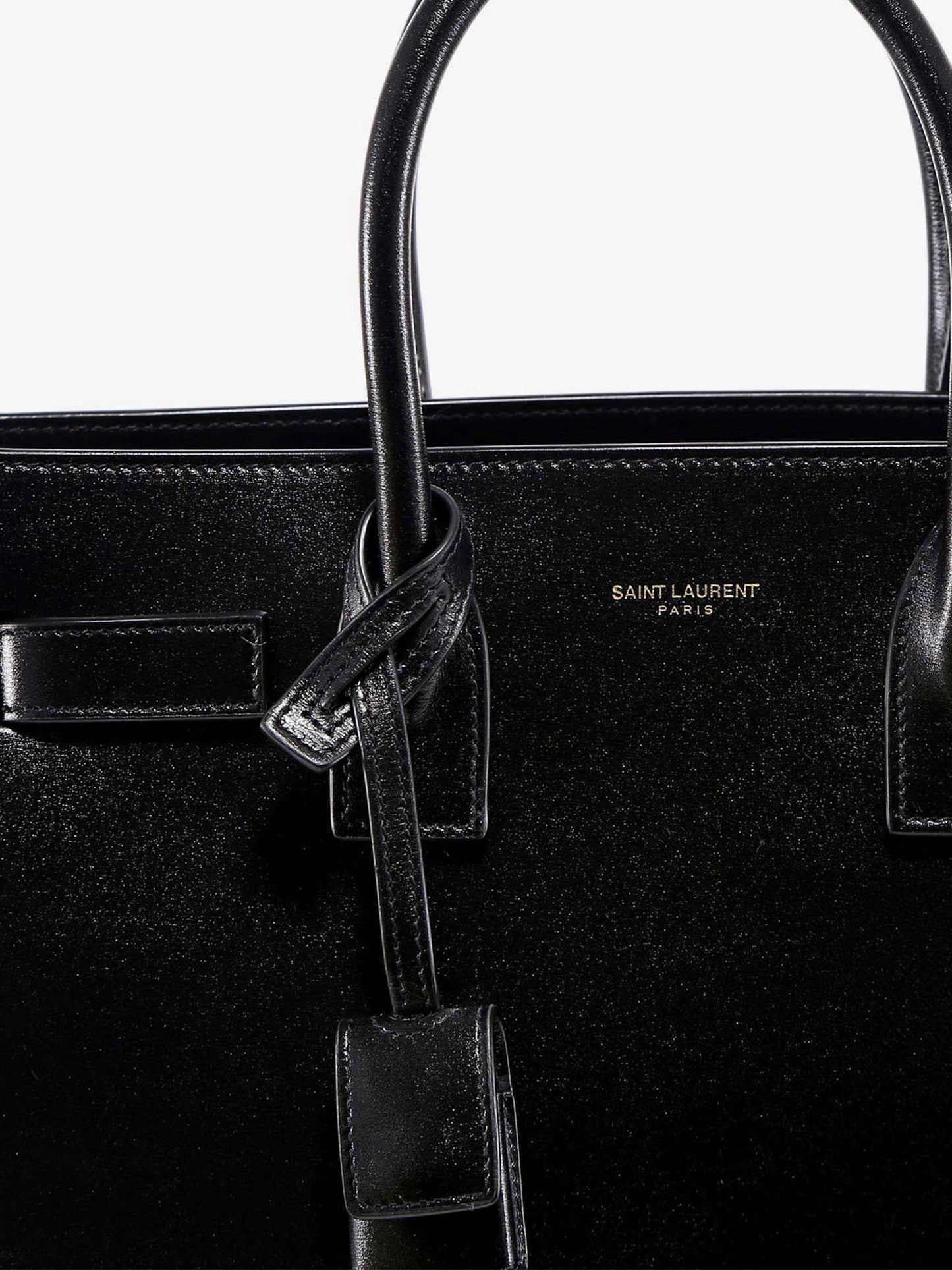 Saint Laurent Women Baby Sac De Jour Leather Handbag With Padlock SAINT LAURENT
