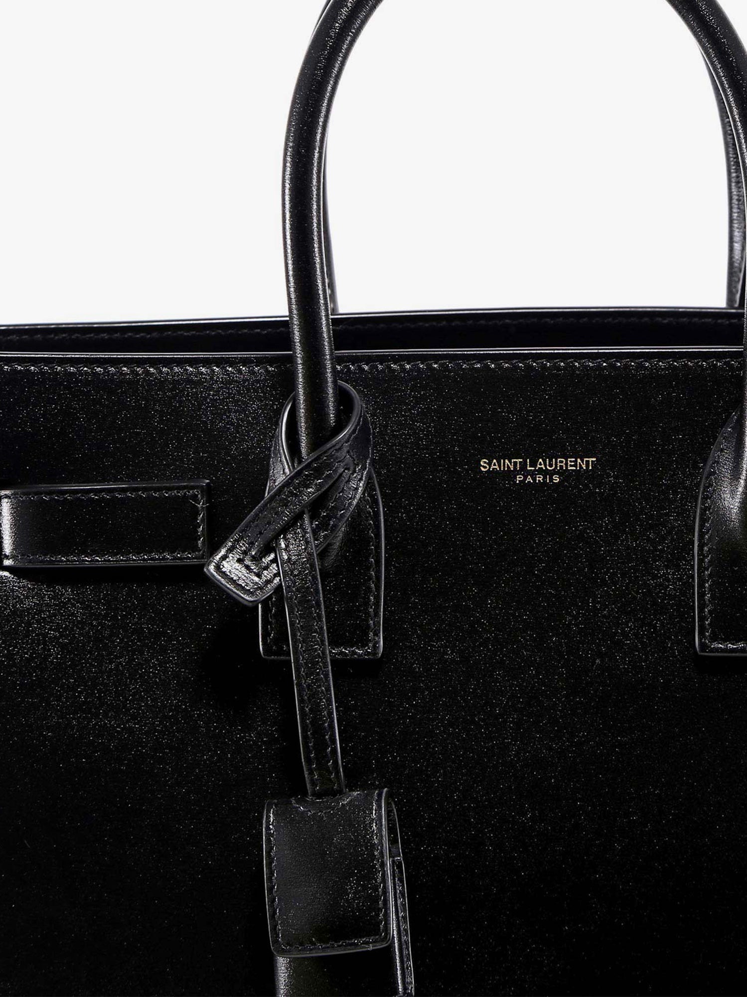 Saint Laurent Women Baby Sac De Jour Leather Handbag With Padlock SAINT LAURENT