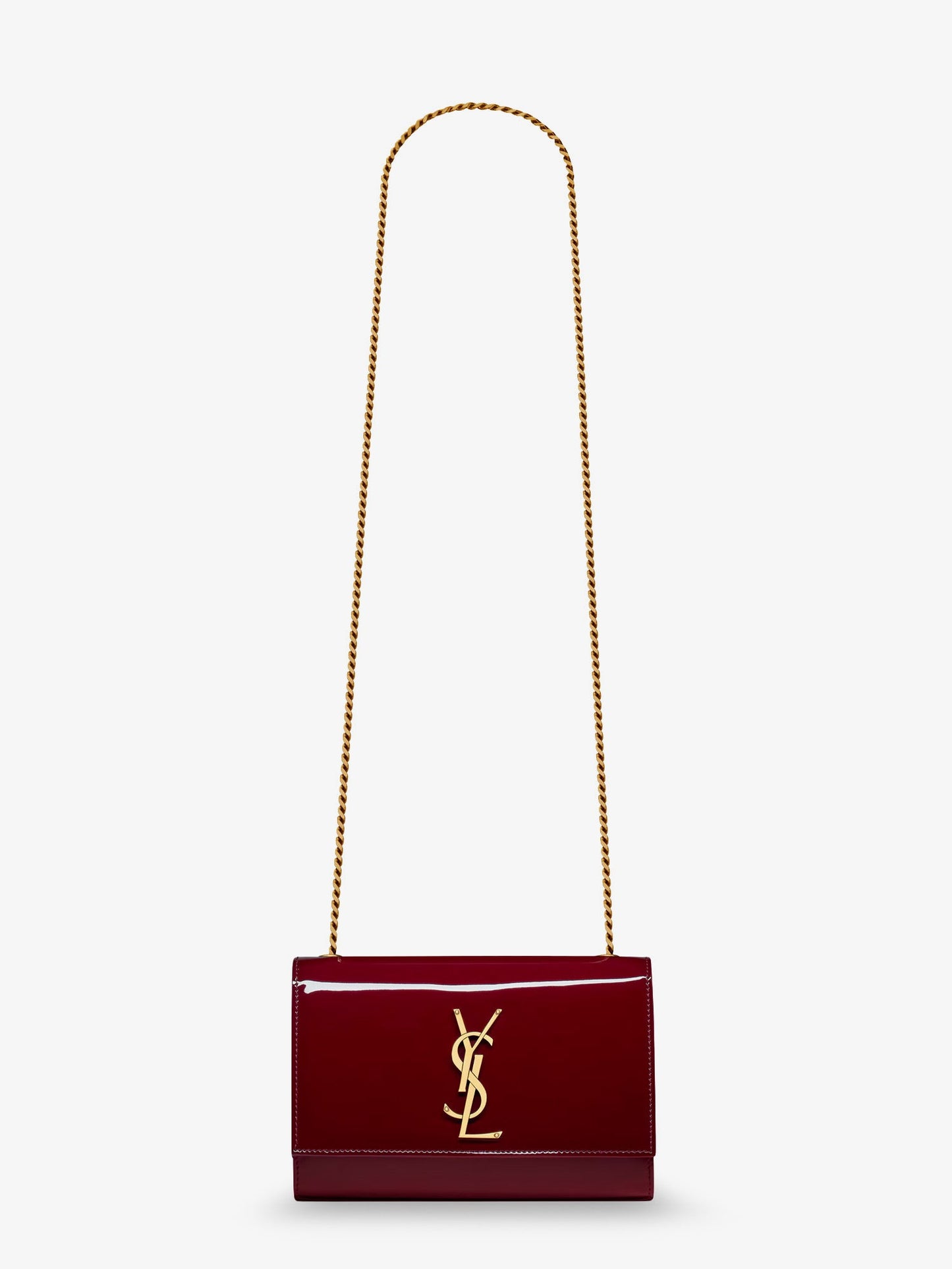 Saint Laurent Women Kate Patent Leather Crossbody Bag SAINT LAURENT