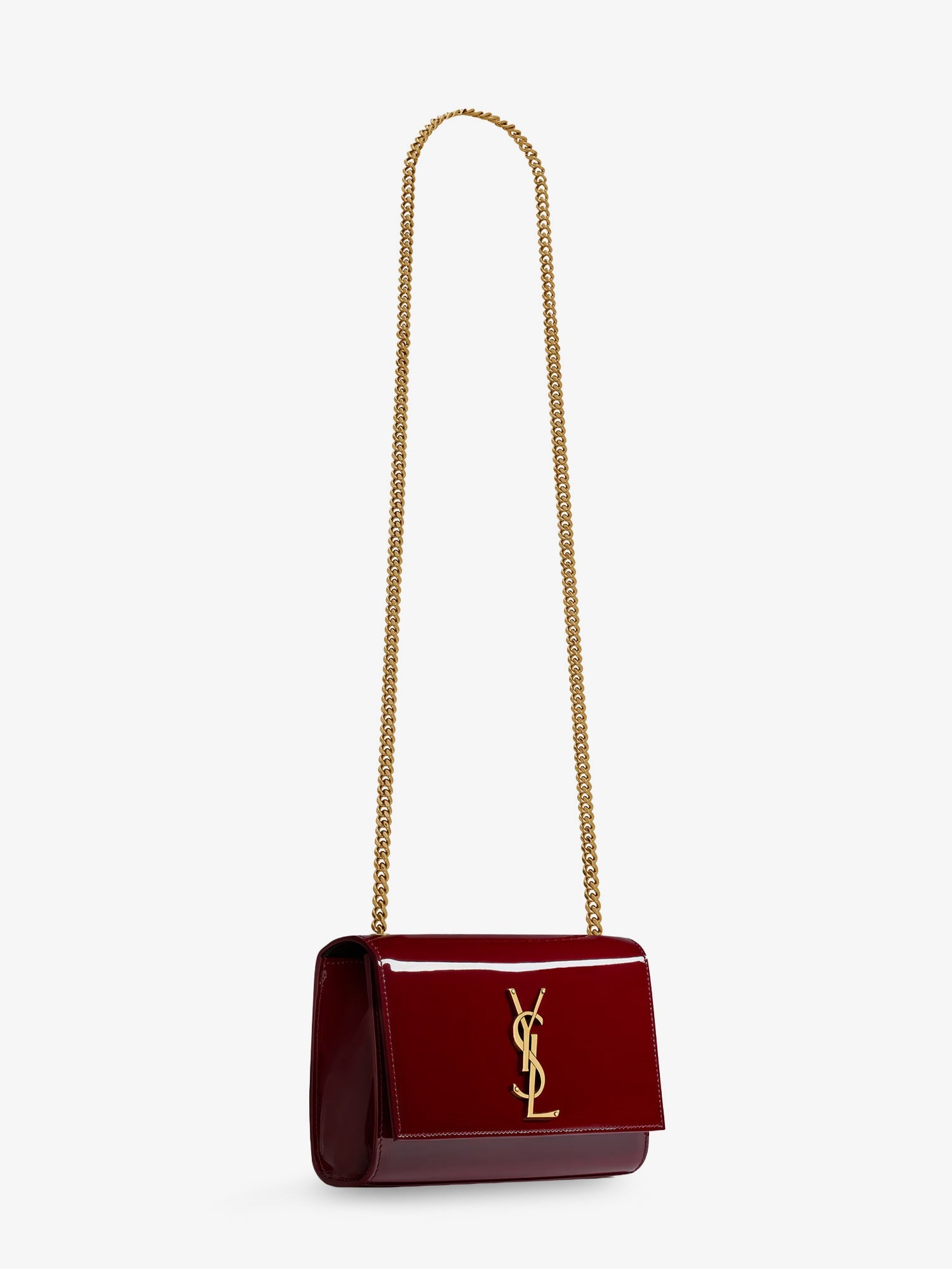 Saint Laurent Women Kate Patent Leather Crossbody Bag SAINT LAURENT