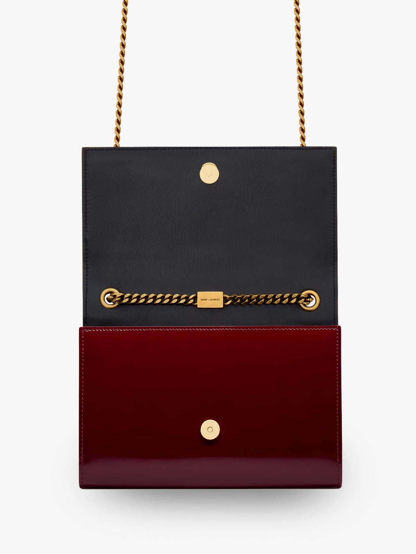 Saint Laurent Women Kate Patent Leather Crossbody Bag SAINT LAURENT