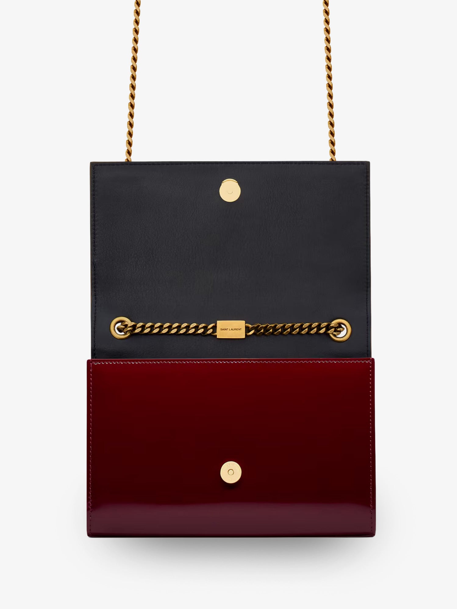 Saint Laurent Women Kate Patent Leather Crossbody Bag SAINT LAURENT