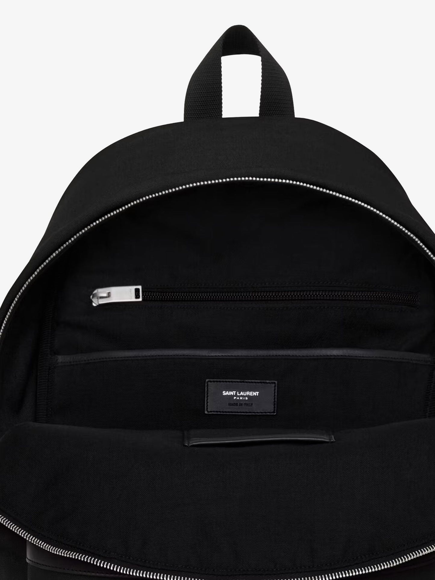 Saint Laurent Men Nylon And Leather City Backpack SAINT LAURENT
