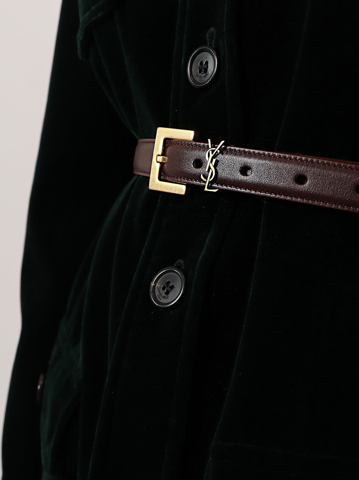 Saint Laurent Women Leather Belt SAINT LAURENT
