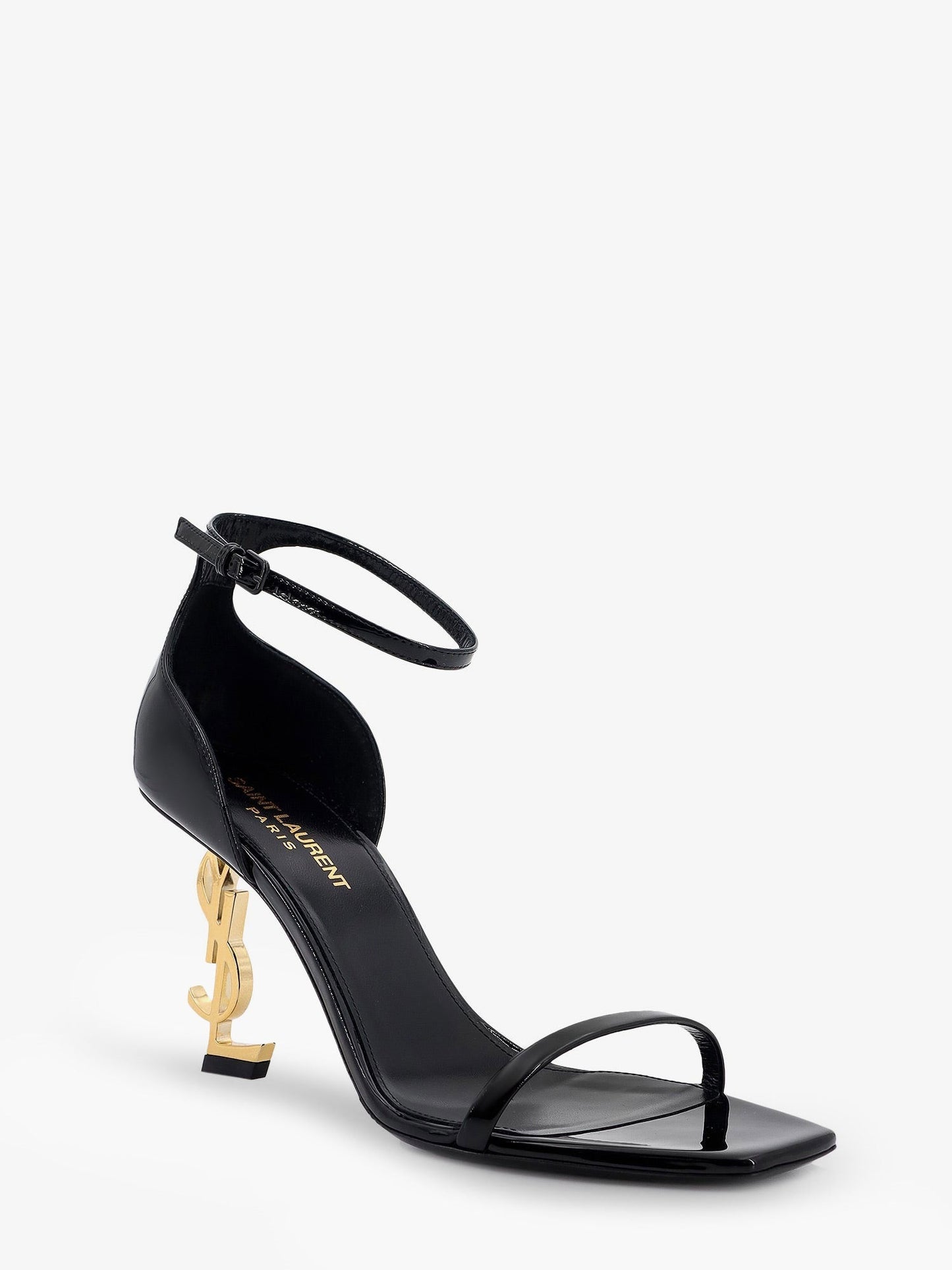 Saint Laurent Women Sandali Opyum 85 In Vernice SAINT LAURENT