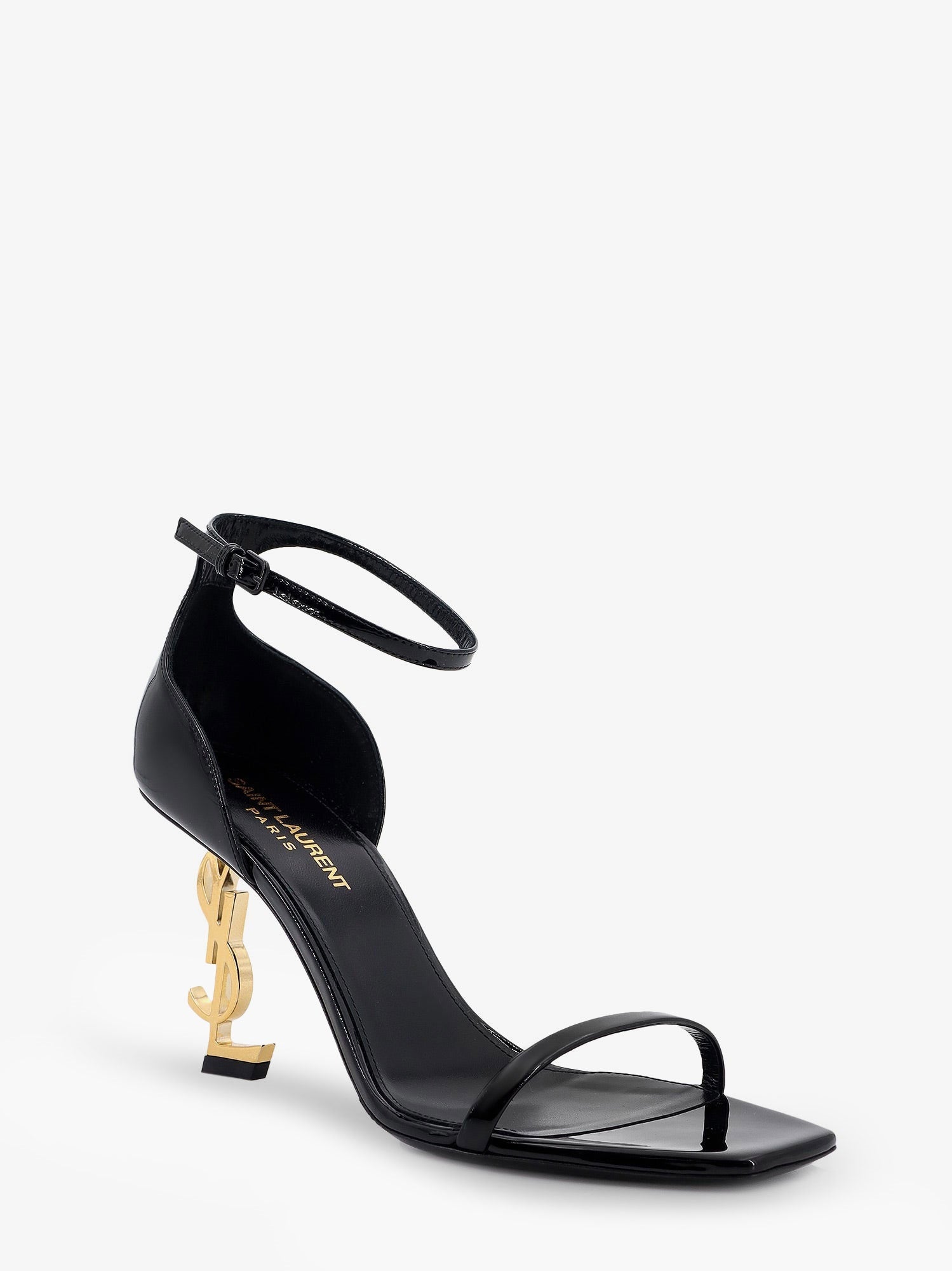 Saint Laurent Women Sandali Opyum 85 In Vernice SAINT LAURENT