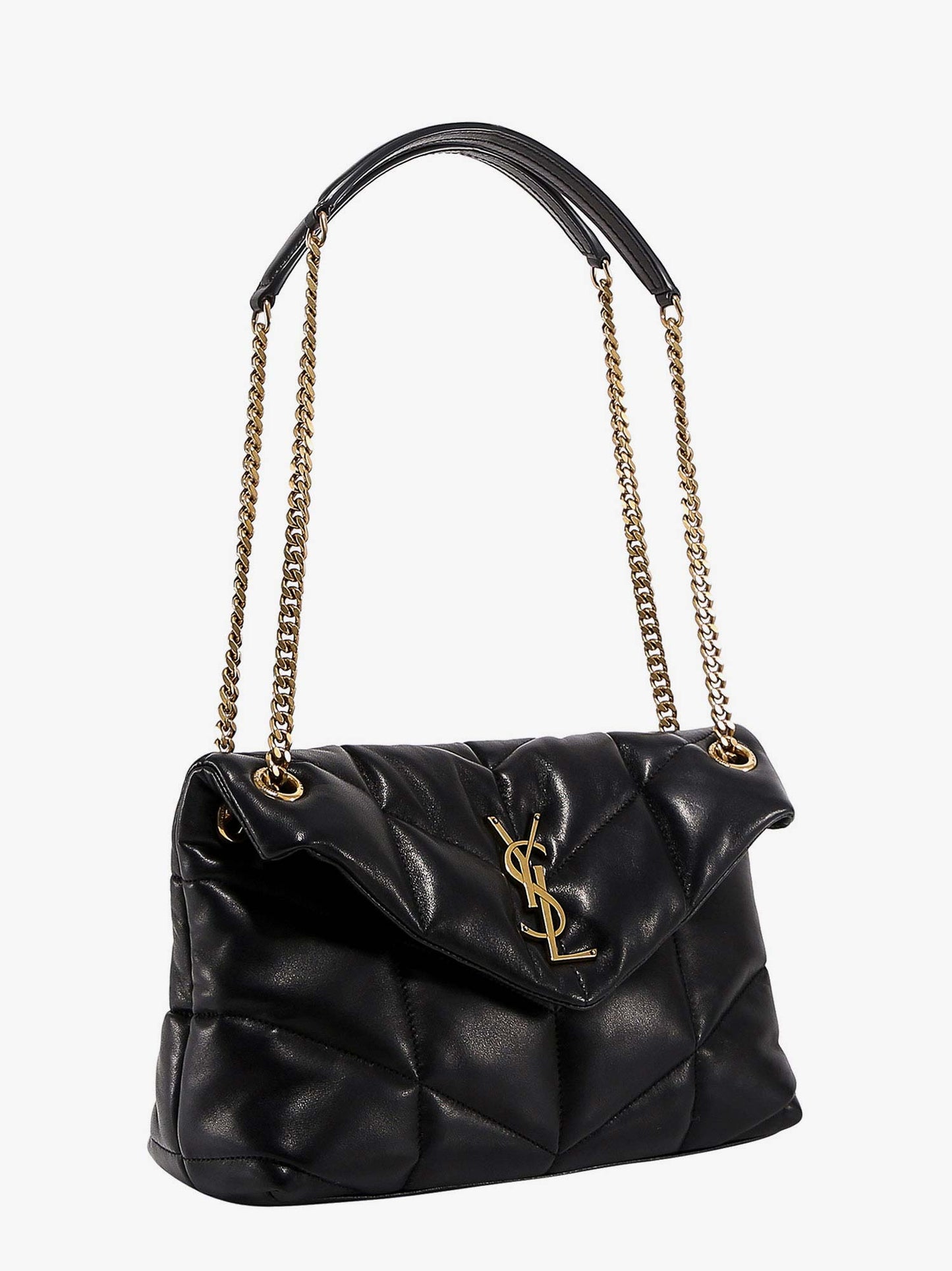 Saint Laurent Women Loulou Puffer Matelasse Leather Crossbody Bag SAINT LAURENT