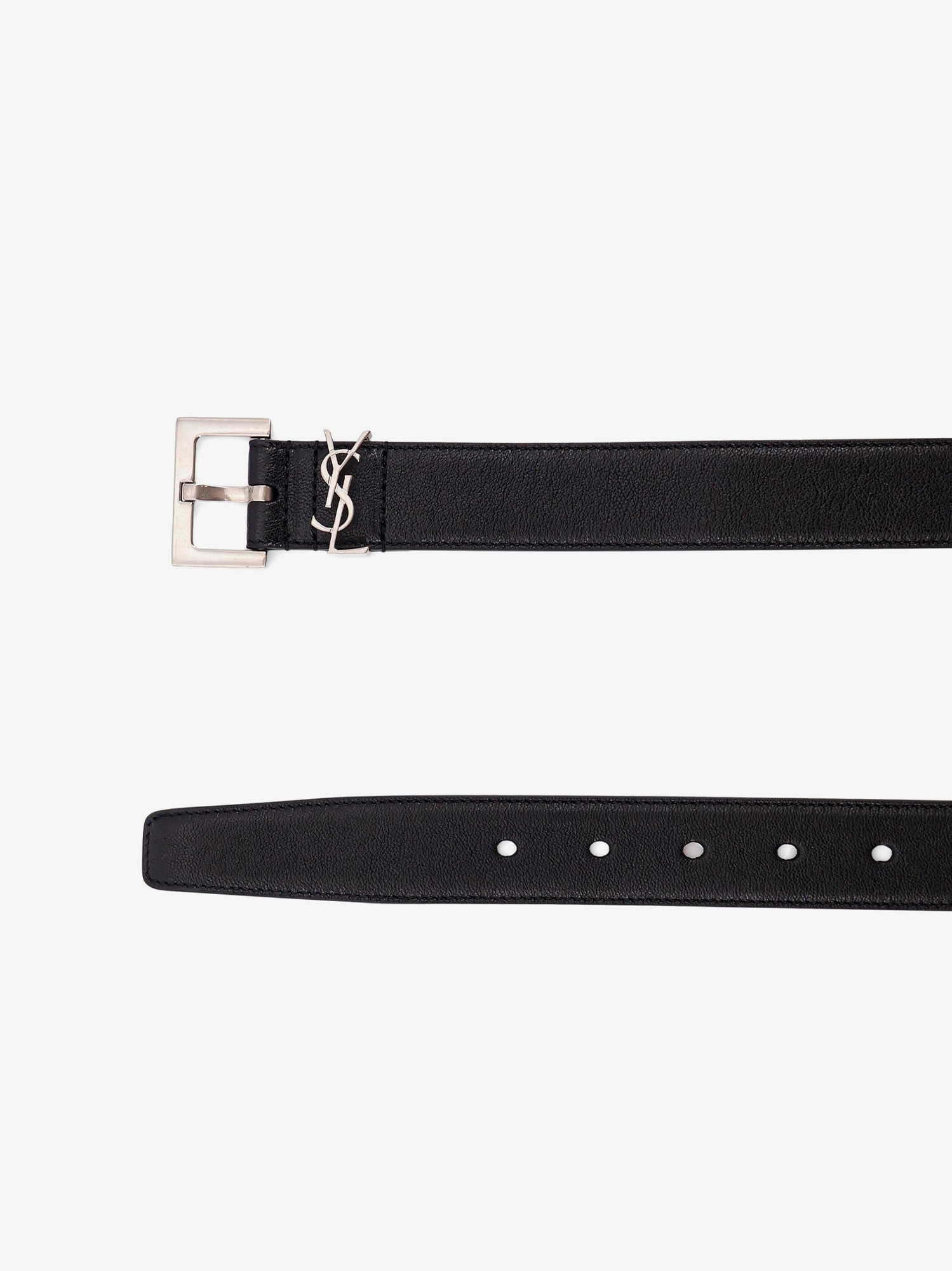 Saint Laurent Men Leather Belt SAINT LAURENT