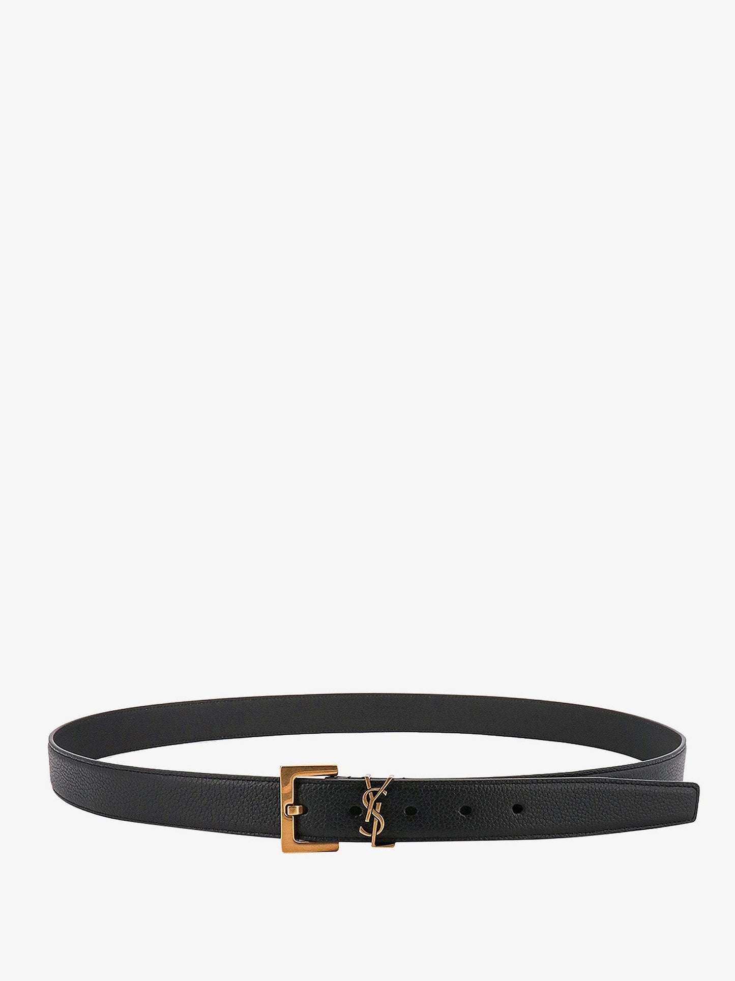 Saint Laurent Men Leather Belt SAINT LAURENT