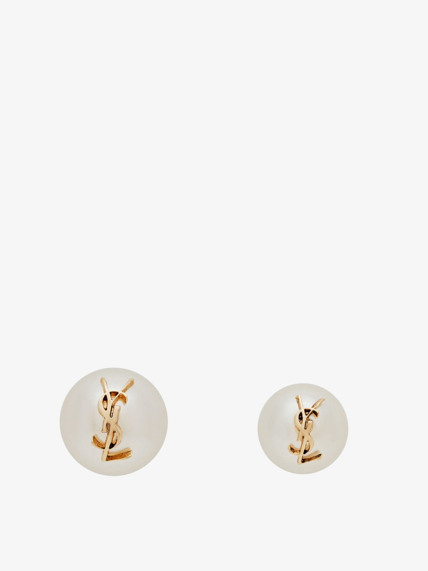 Saint Laurent Women Orecchini Asimmetrici Con Dettaglio Cassandre SAINT LAURENT