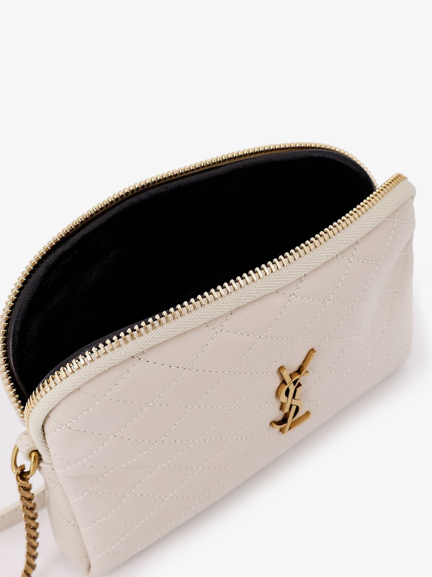 Saint Laurent Women Gaby Leather Crossbody Bag SAINT LAURENT