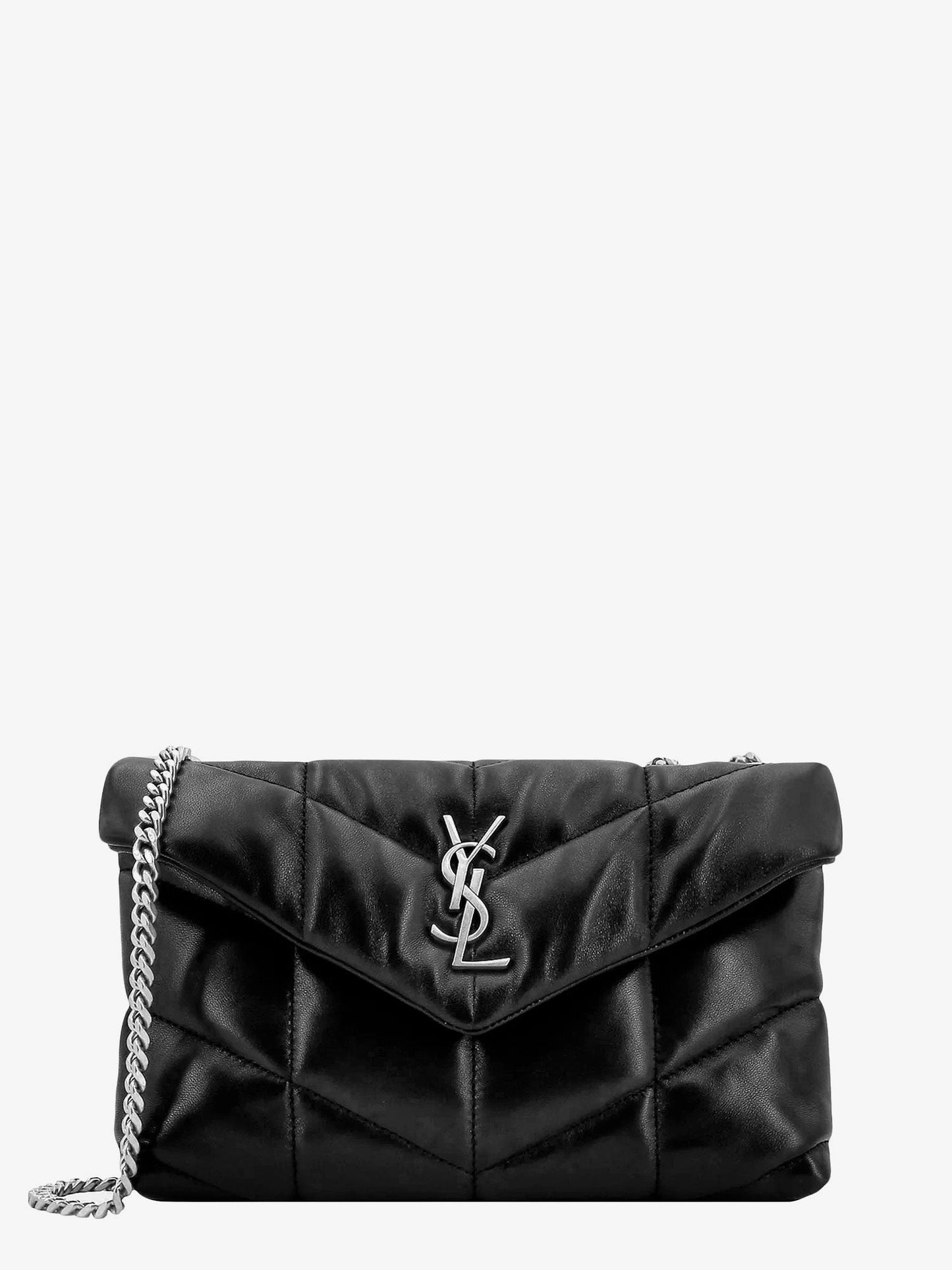 Saint Laurent Women Loulou Puffer Toy Matelasse Leather Crossbody Bag SAINT LAURENT