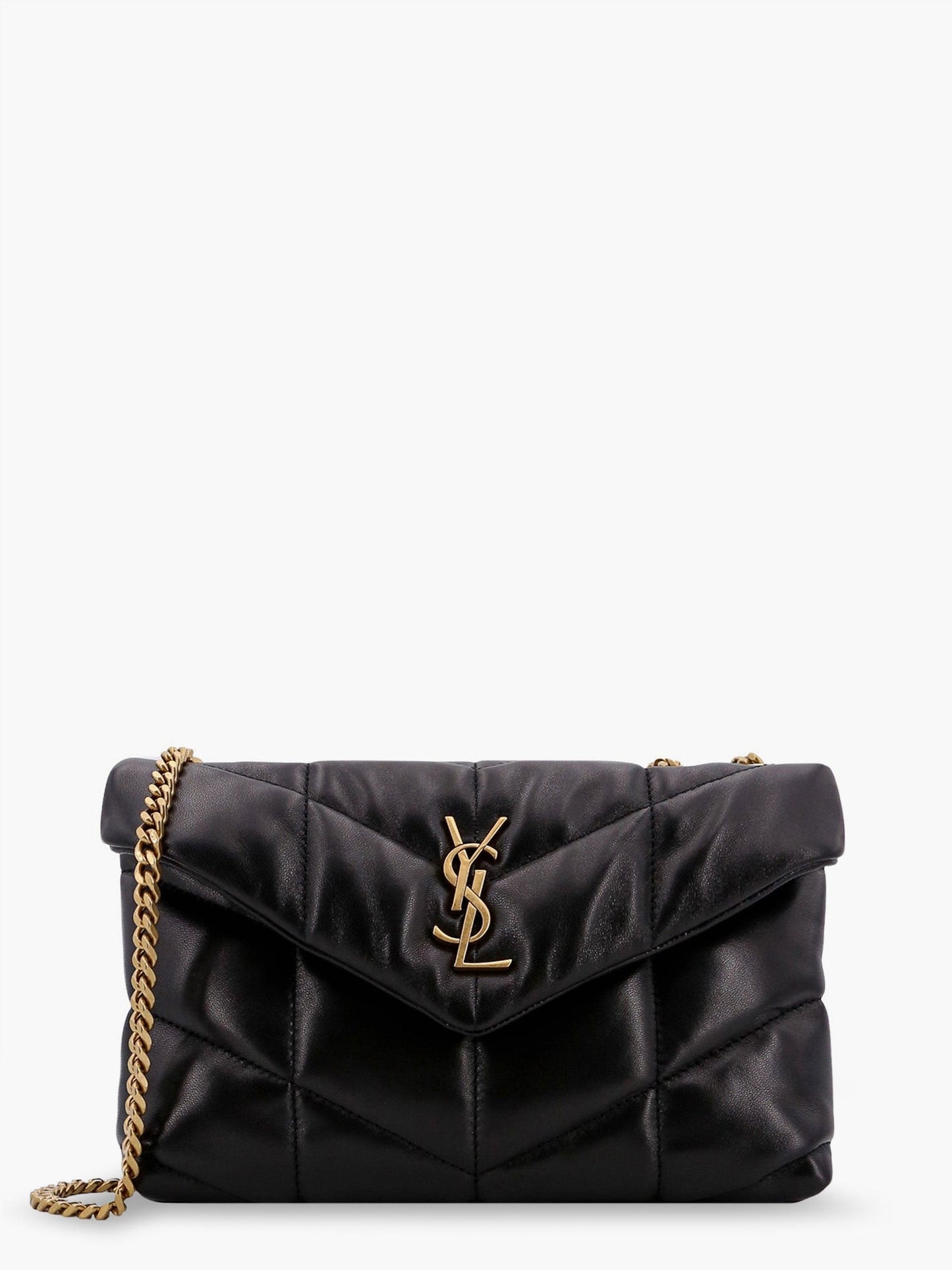 Saint Laurent Women Loulou Puffer Toy Matelasse Leather Crossbody Bag SAINT LAURENT