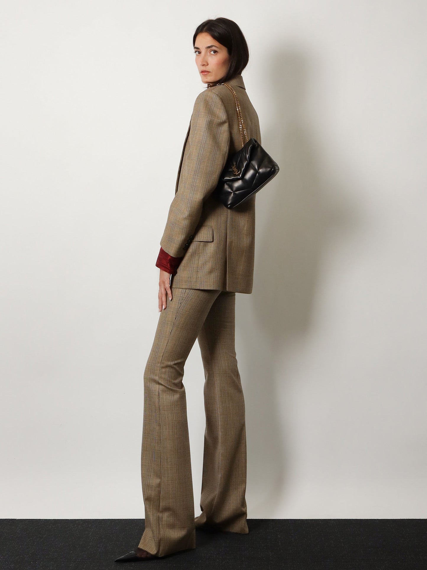 Saint Laurent Women Loulou Puffer Toy Matelasse Leather Crossbody Bag SAINT LAURENT
