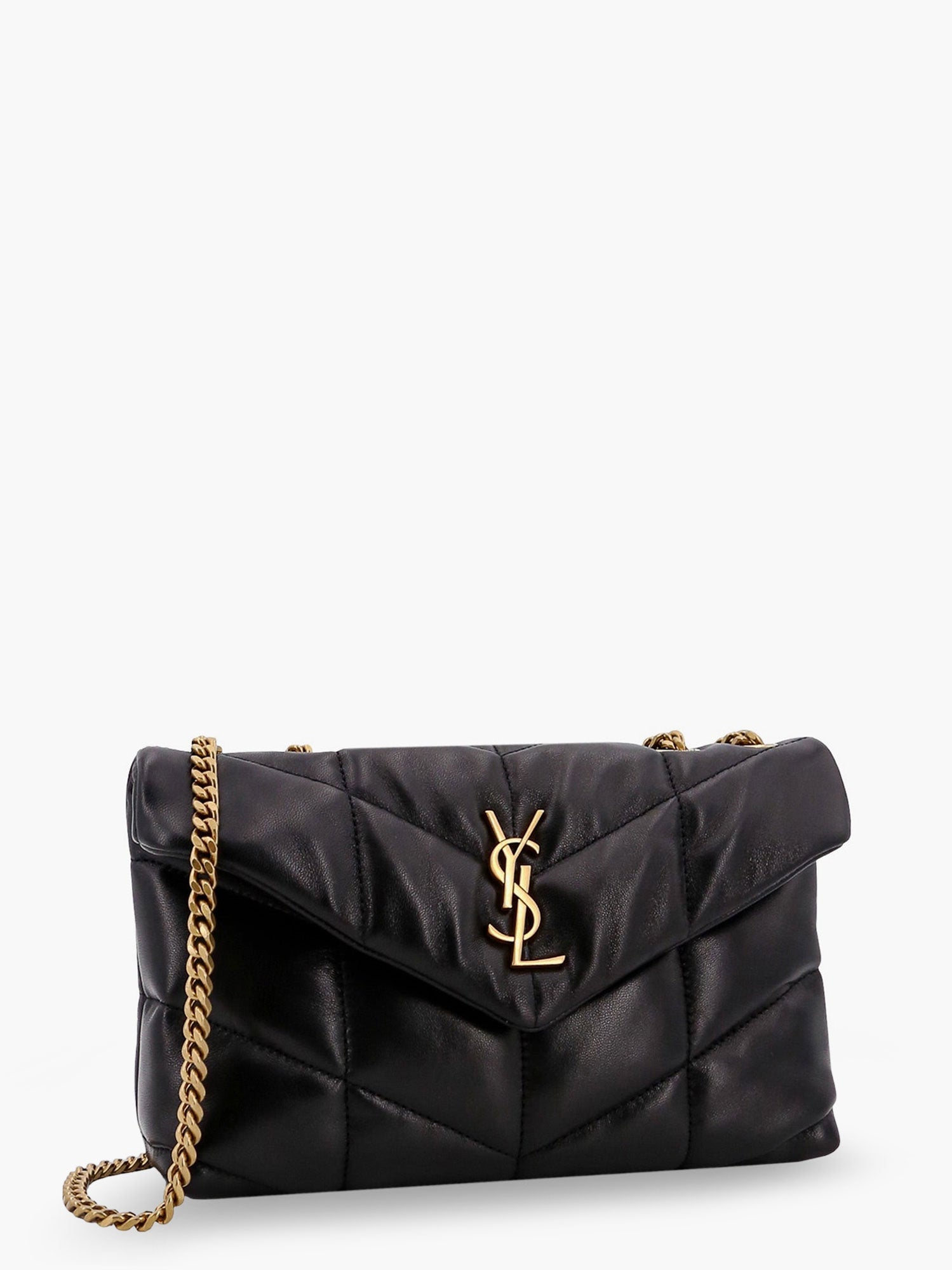 Saint Laurent Women Loulou Puffer Toy Matelasse Leather Crossbody Bag SAINT LAURENT