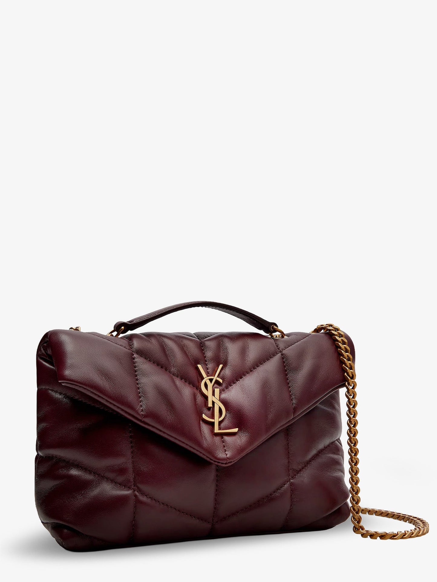 Saint Laurent Women Loulou Puffer Toy Quilted Leather Crossbody Bag SAINT LAURENT