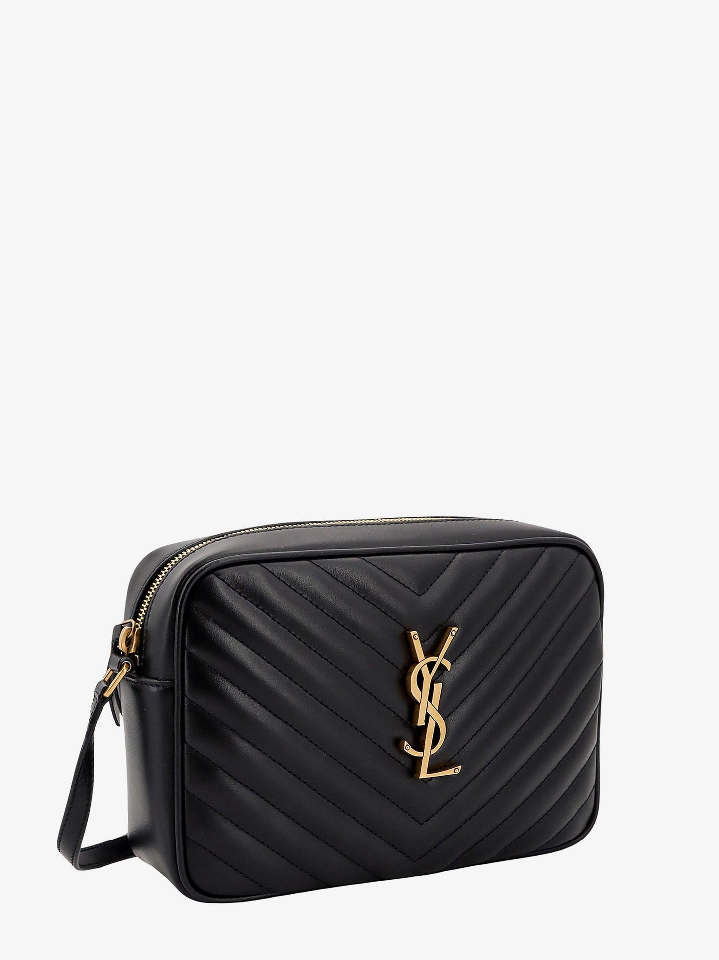 Saint Laurent Women Quilted Leather Camera Bag Shoulder Bag SAINT LAURENT