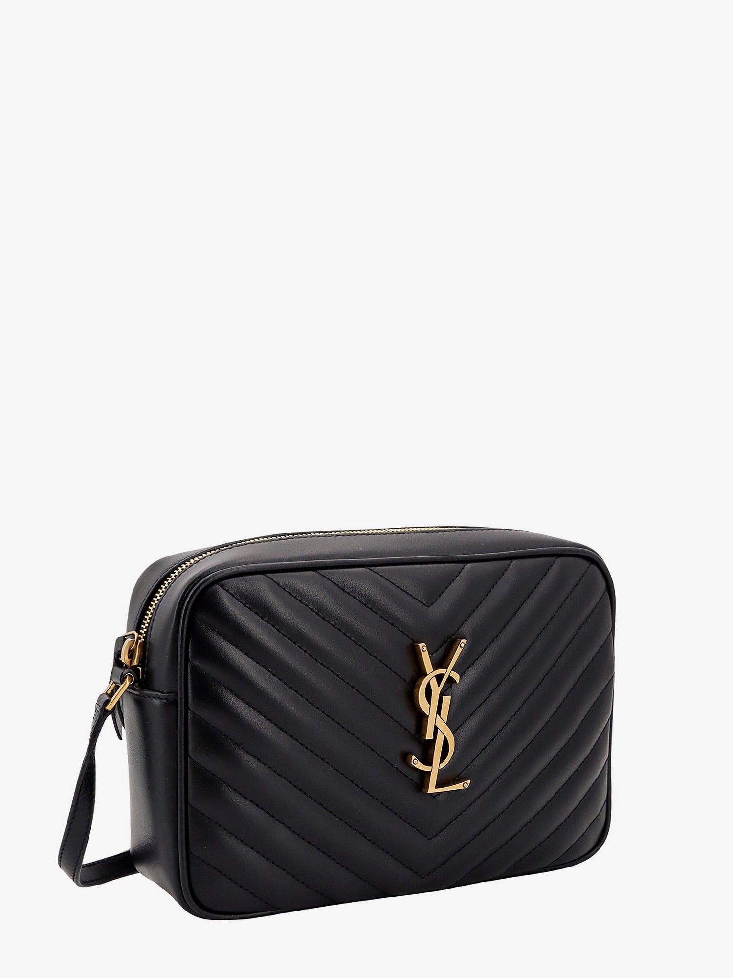 Saint Laurent Women Quilted Leather Camera Bag Shoulder Bag SAINT LAURENT