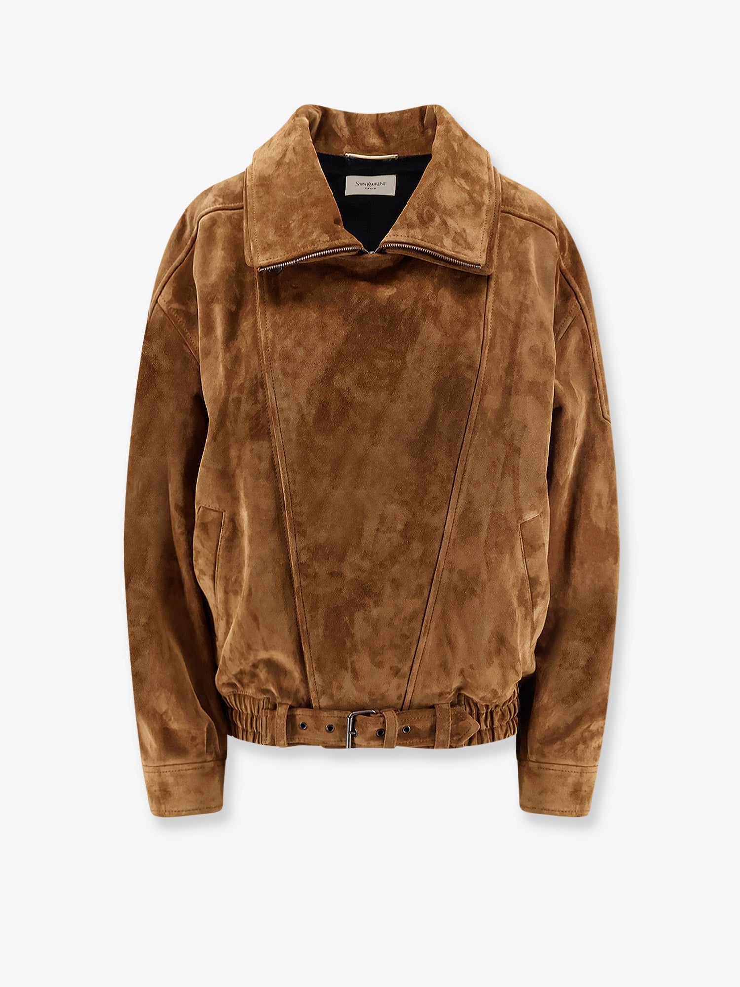Saint Laurent Women Oversized Vintage Split-Leather Jacket SAINT LAURENT