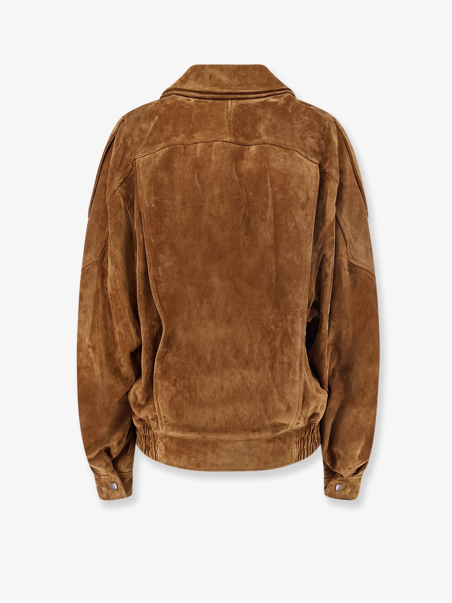 Saint Laurent Women Oversized Vintage Split-Leather Jacket SAINT LAURENT