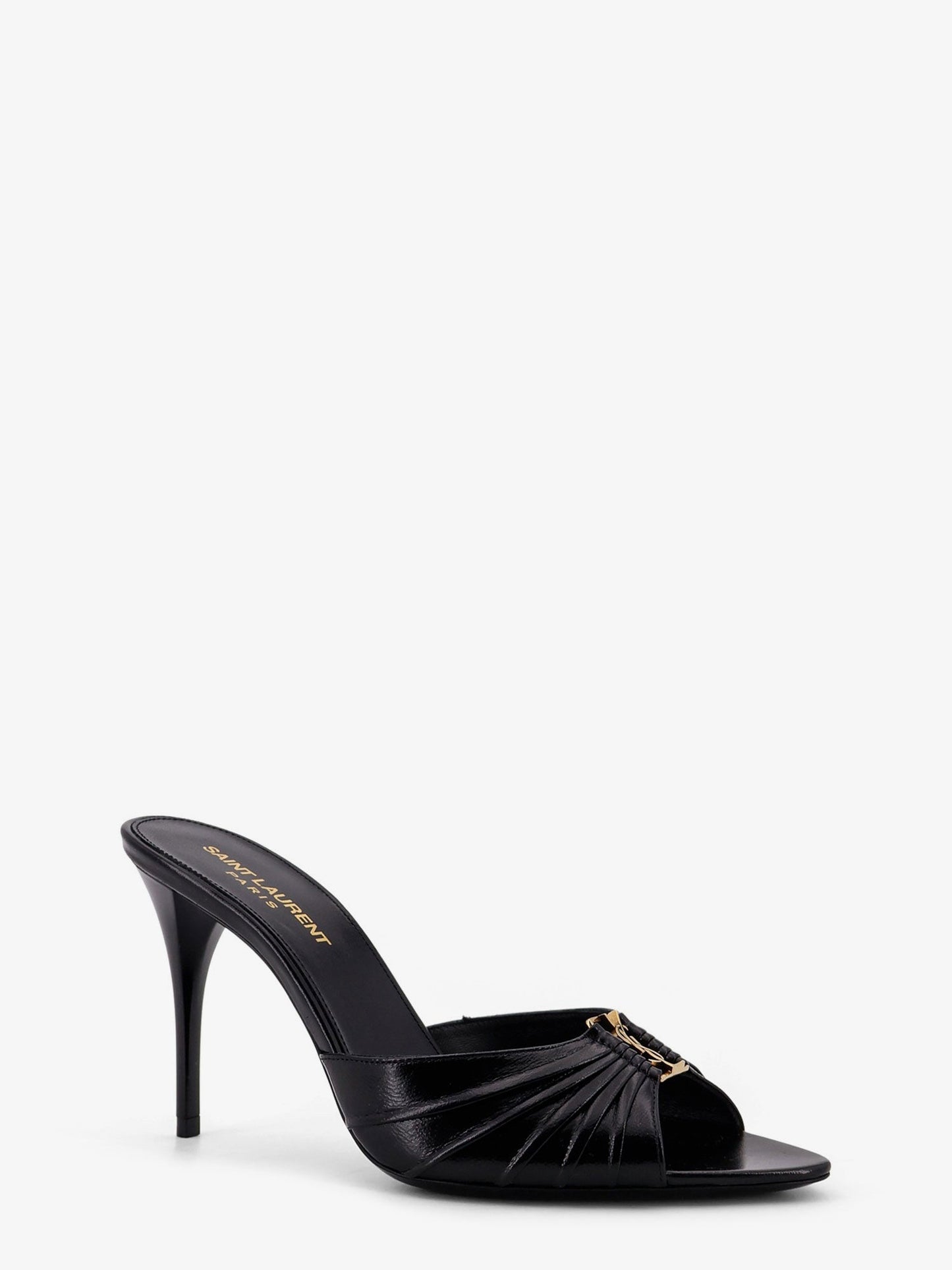 Saint Laurent Women Babylone 90 Leather Sandals SAINT LAURENT