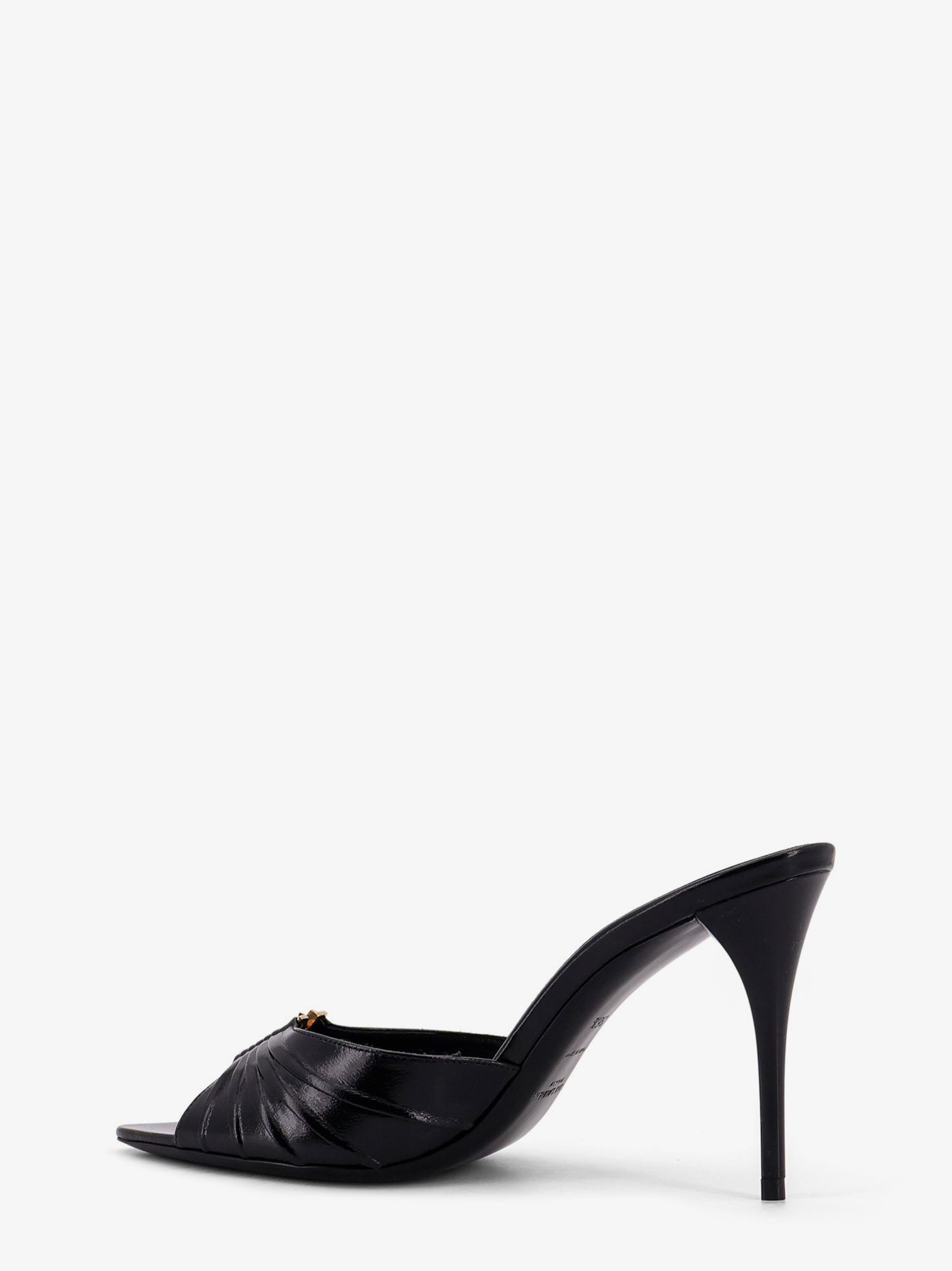Saint Laurent Women Babylone 90 Leather Sandals SAINT LAURENT