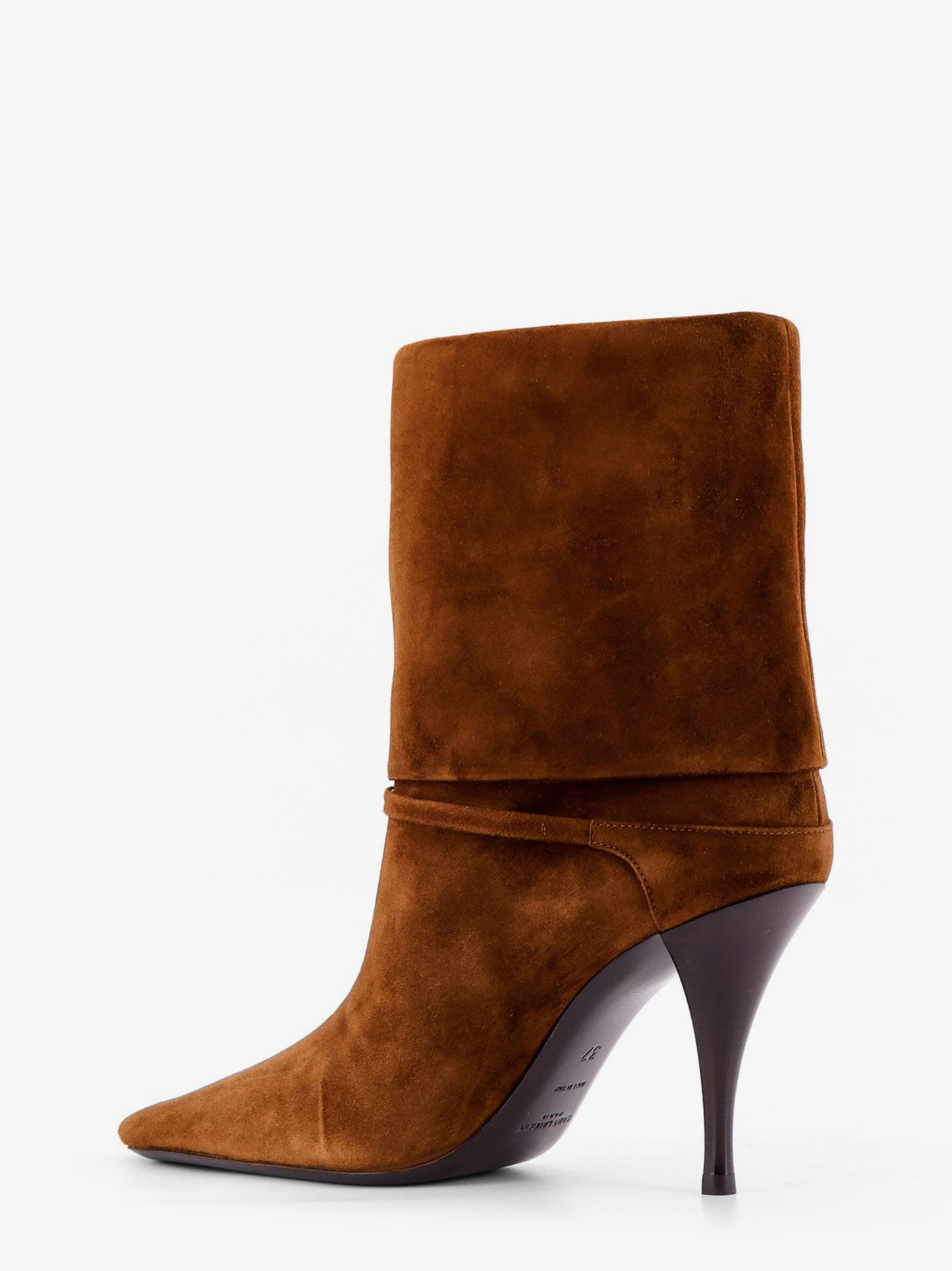 Saint Laurent Women Vicky 90 Suede Boots SAINT LAURENT