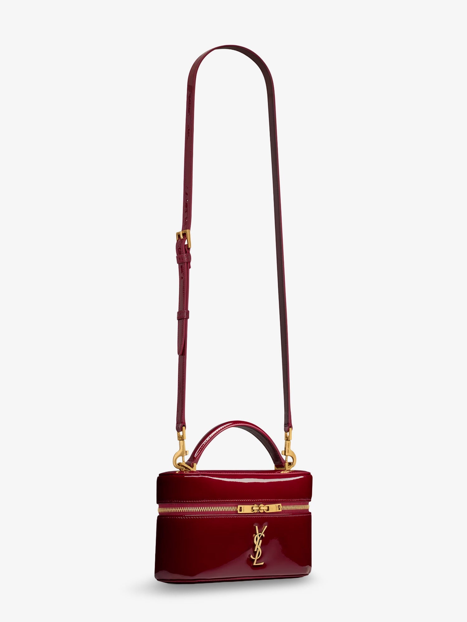 Saint Laurent Women Patent Leather Vanity Bag SAINT LAURENT
