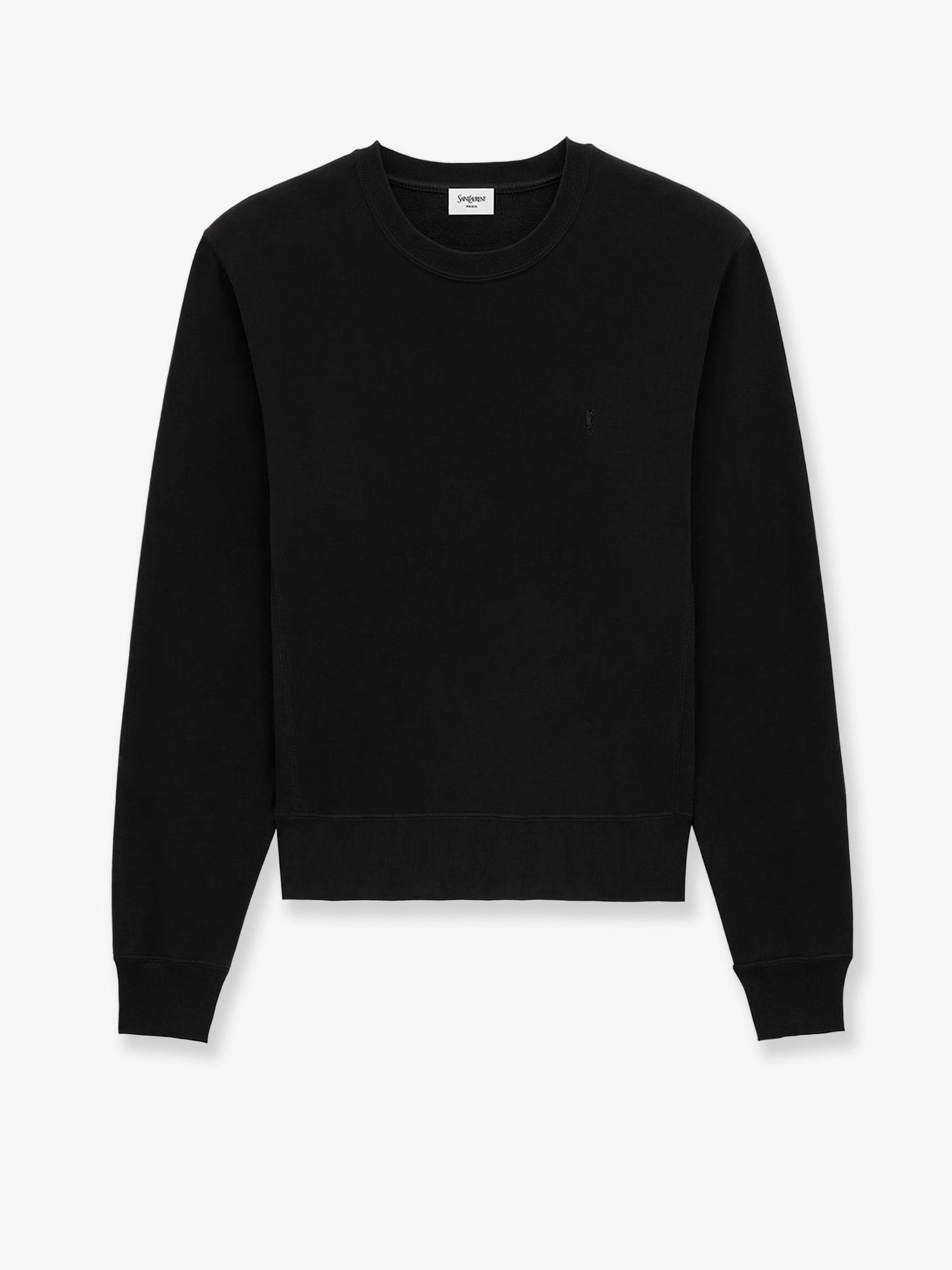 Saint Laurent Men Certified Cotton Sweatshirt With Cassandre Embroidery SAINT LAURENT