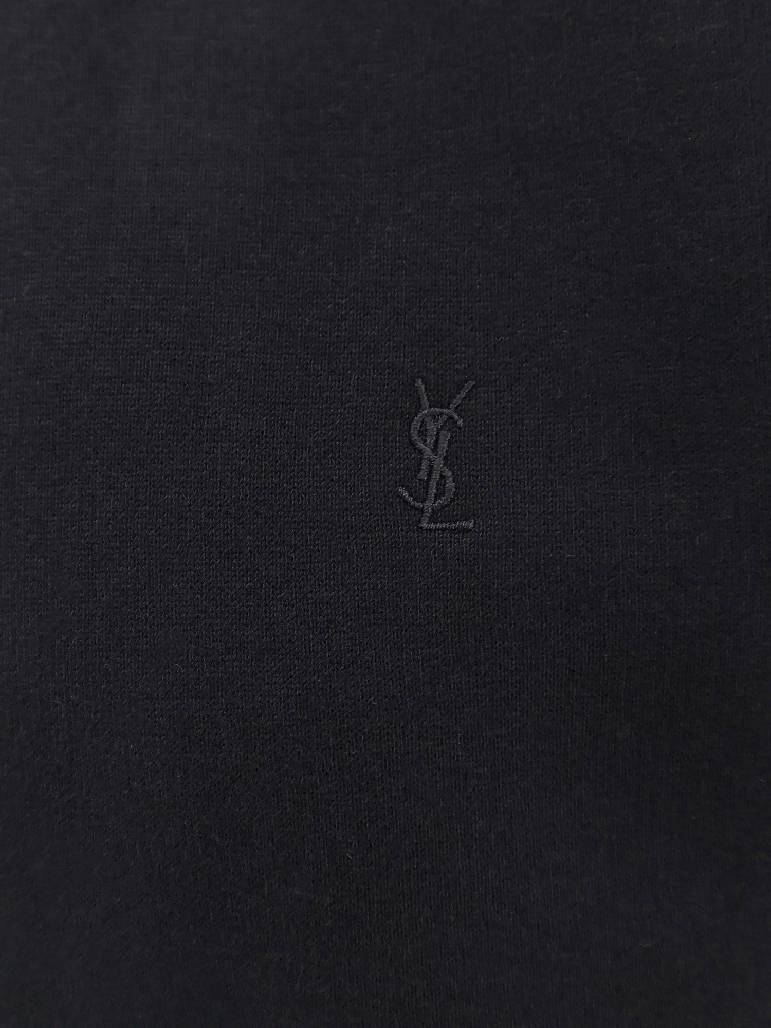 Saint Laurent Women Certified Cotton Sweatshirt With Cassandre Embroidery SAINT LAURENT