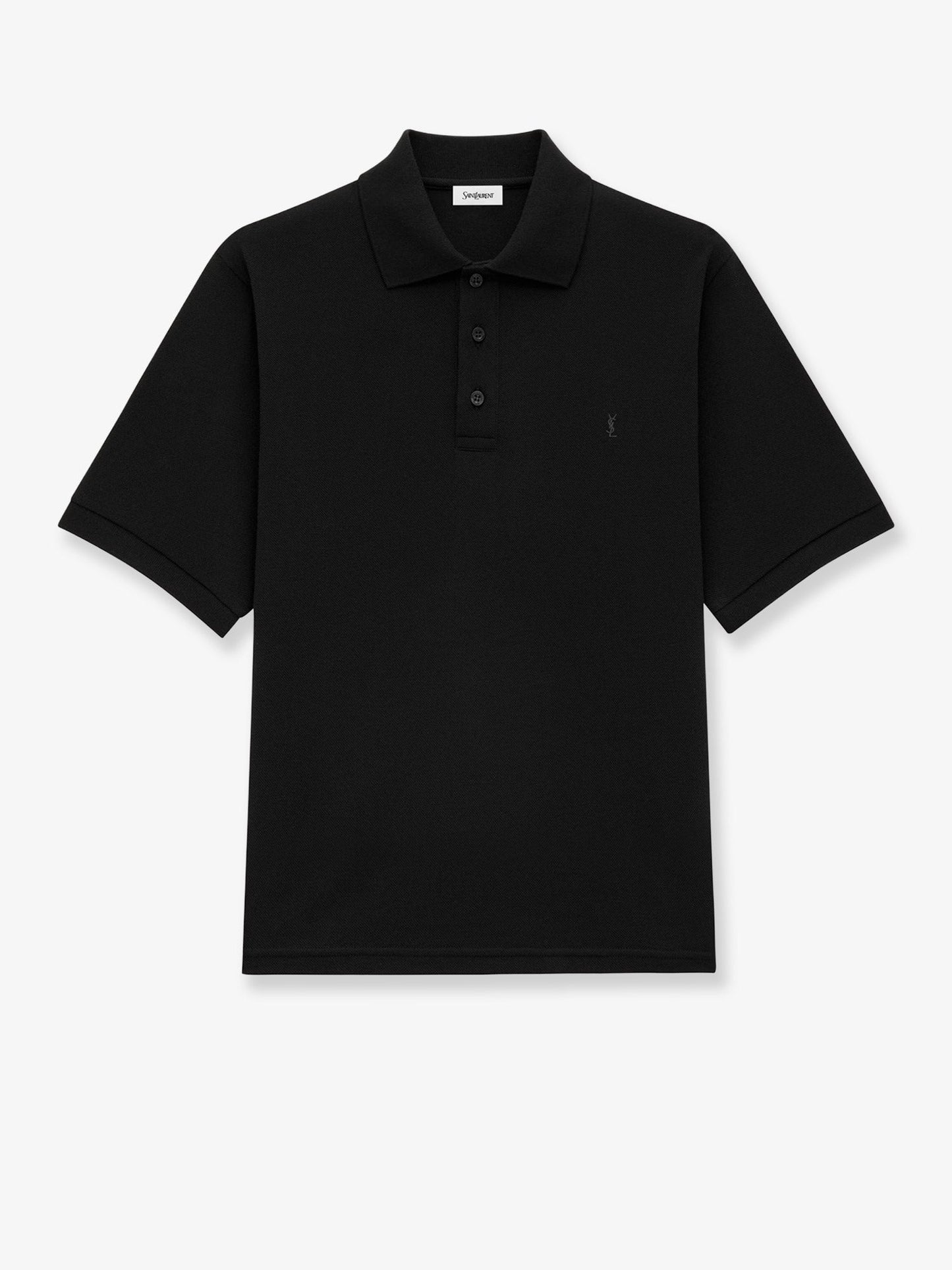 Saint Laurent Men Classic Wool Polo Shirt SAINT LAURENT