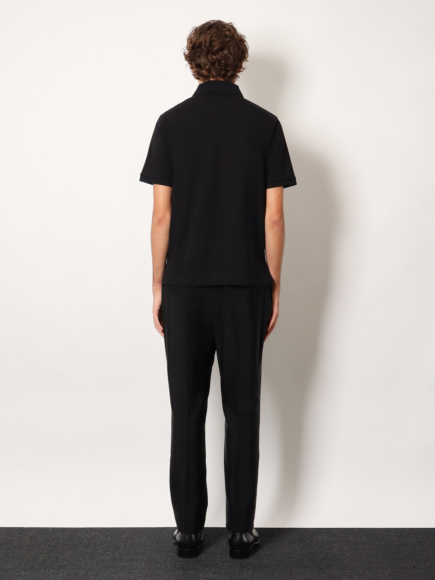 Saint Laurent Men Cotton Blend Polo Shirt With Cassandre Embroidery SAINT LAURENT