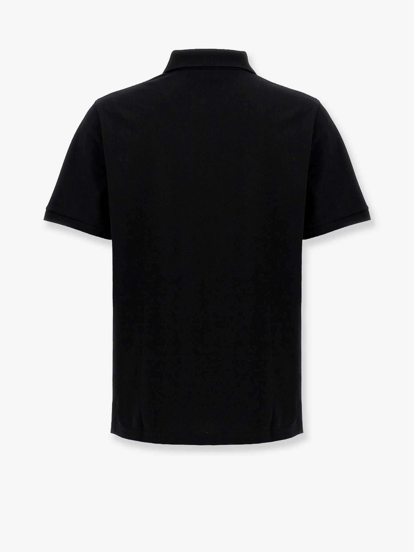 Saint Laurent Men Cotton Blend Polo Shirt With Cassandre Embroidery SAINT LAURENT