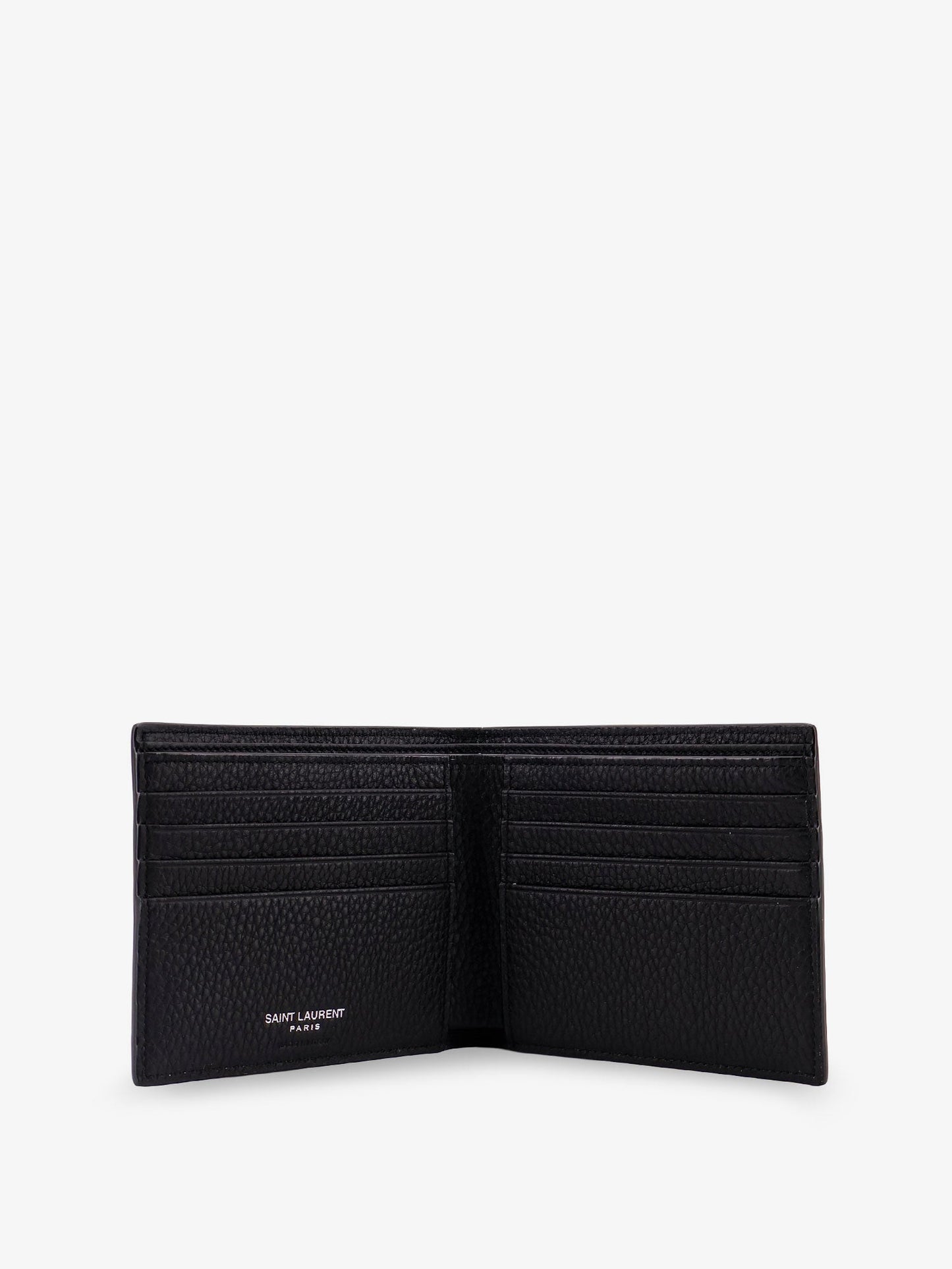 Saint Laurent Men Tiny Hammered Leather Wallet SAINT LAURENT