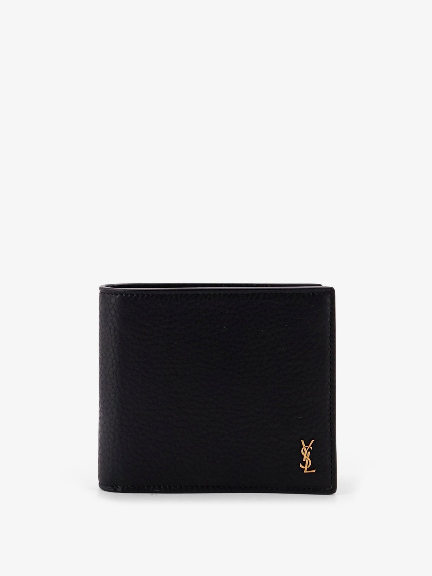 Saint Laurent Men East/West Tiny Leather Wallet SAINT LAURENT