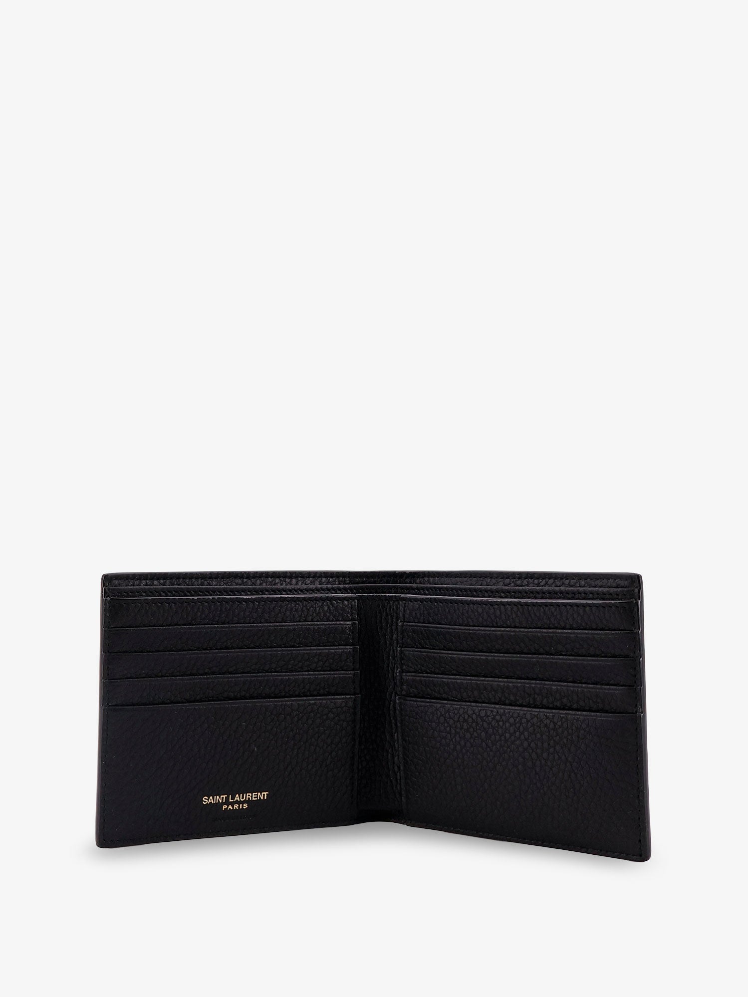 Saint Laurent Men East/West Tiny Leather Wallet SAINT LAURENT
