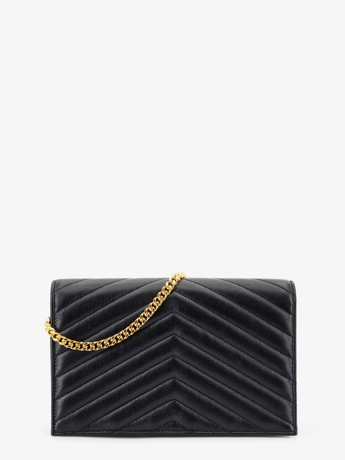 Saint Laurent Women Leather Crossbody Bag With Metal Cassandre Logo SAINT LAURENT