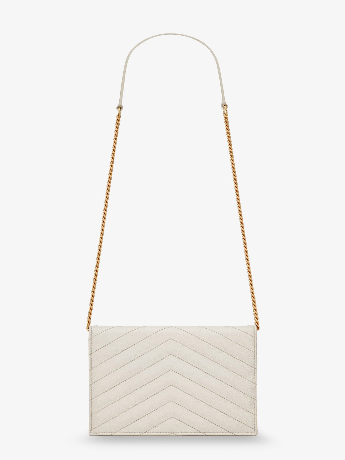 Saint Laurent Women Envelope Leather Crossbody Bag SAINT LAURENT