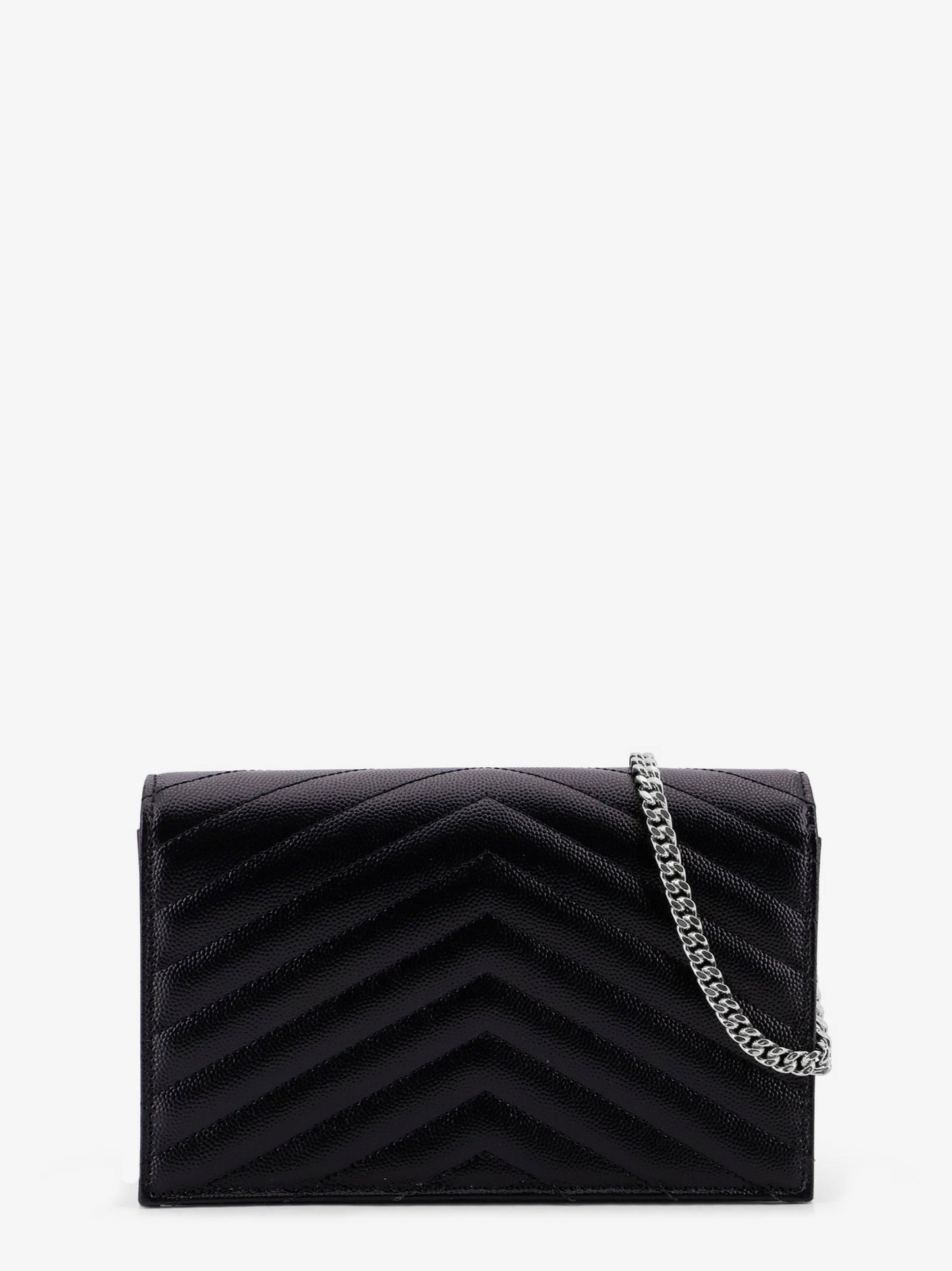 Saint Laurent Women Envelope Leather Wallet Crossbody Bag With Chain Shoulder Strap SAINT LAURENT