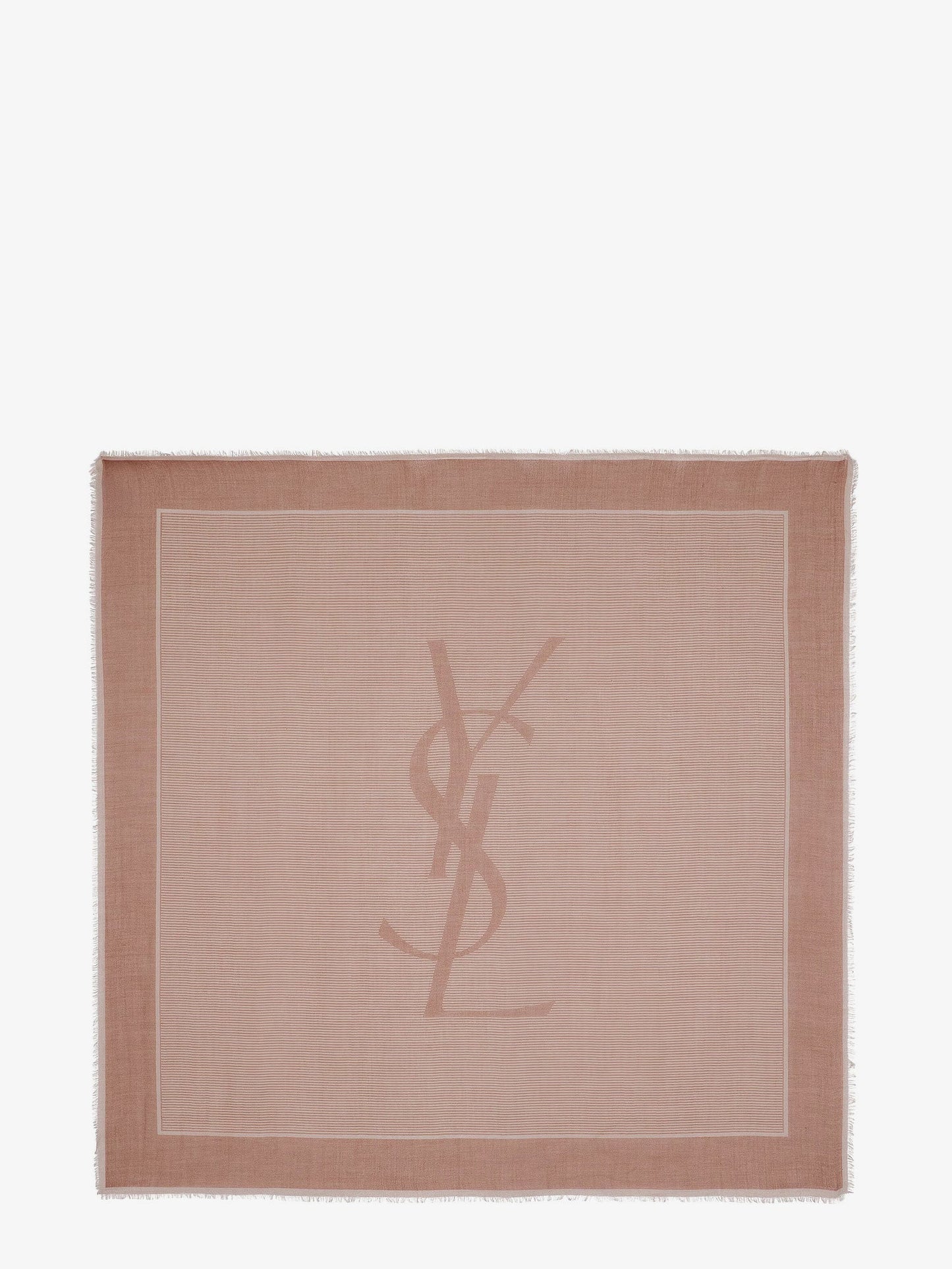 Saint Laurent Women Cassandre Cashmere And Silk Foulard SAINT LAURENT