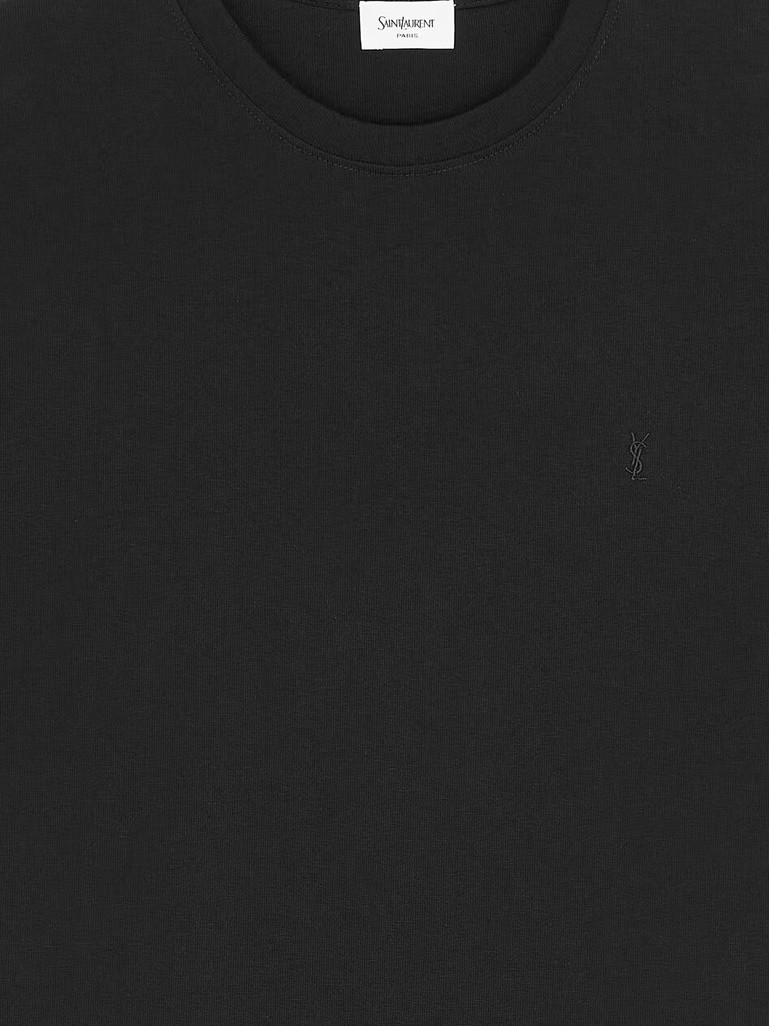 Saint Laurent Men Certified Cotton T-Shirt SAINT LAURENT